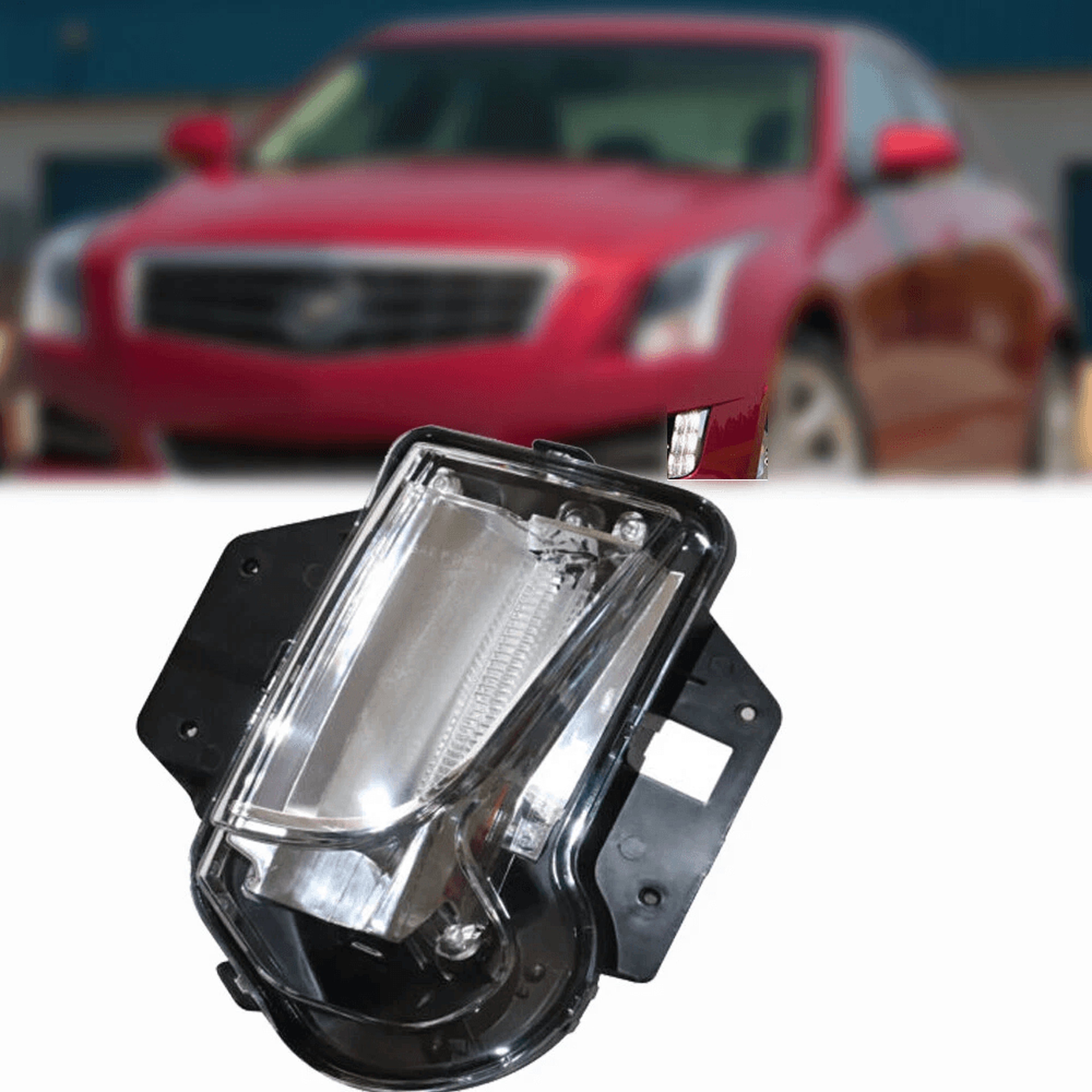 premium left led daytime running fog light for cadillac xts