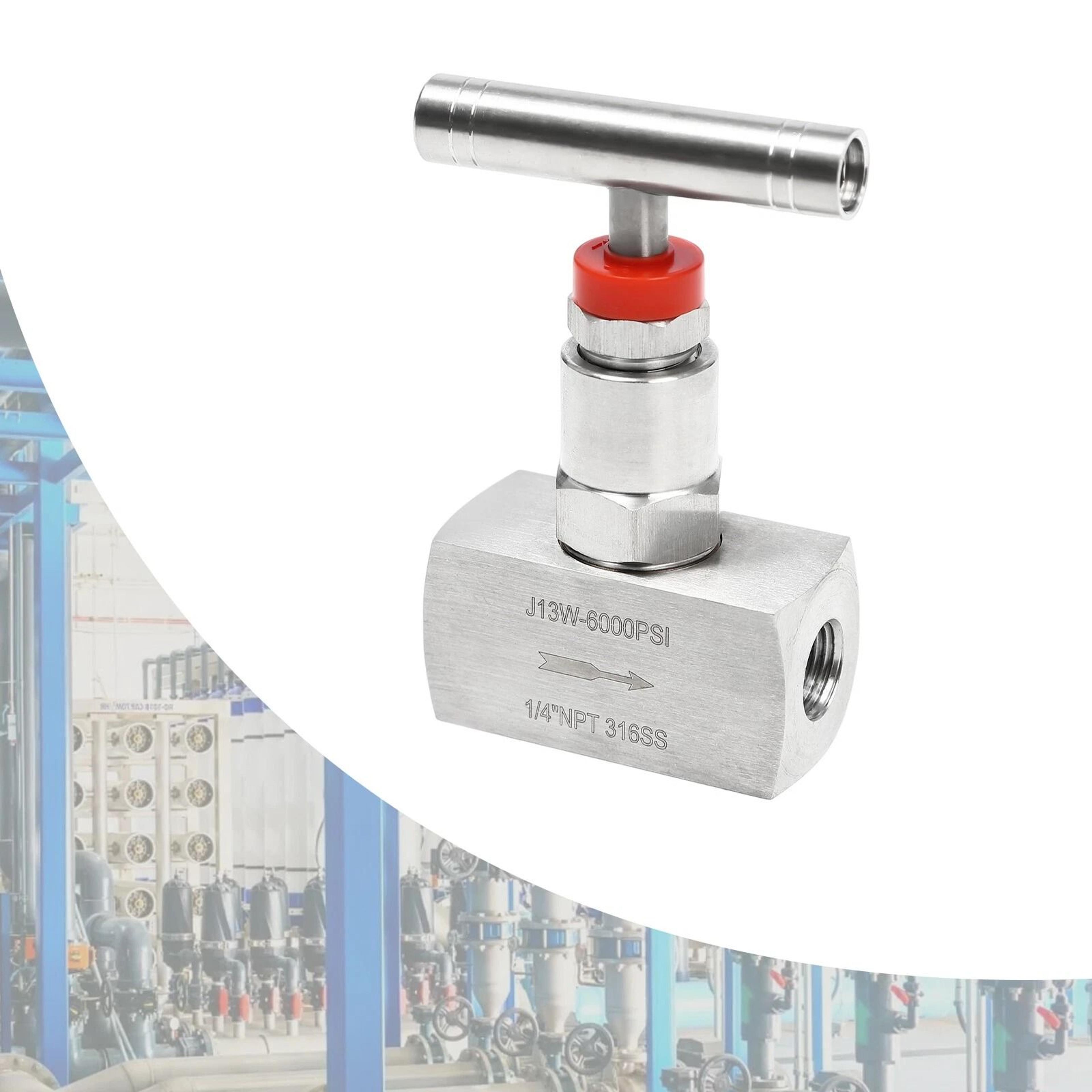 316 stainless steel high pressure precision needle valve