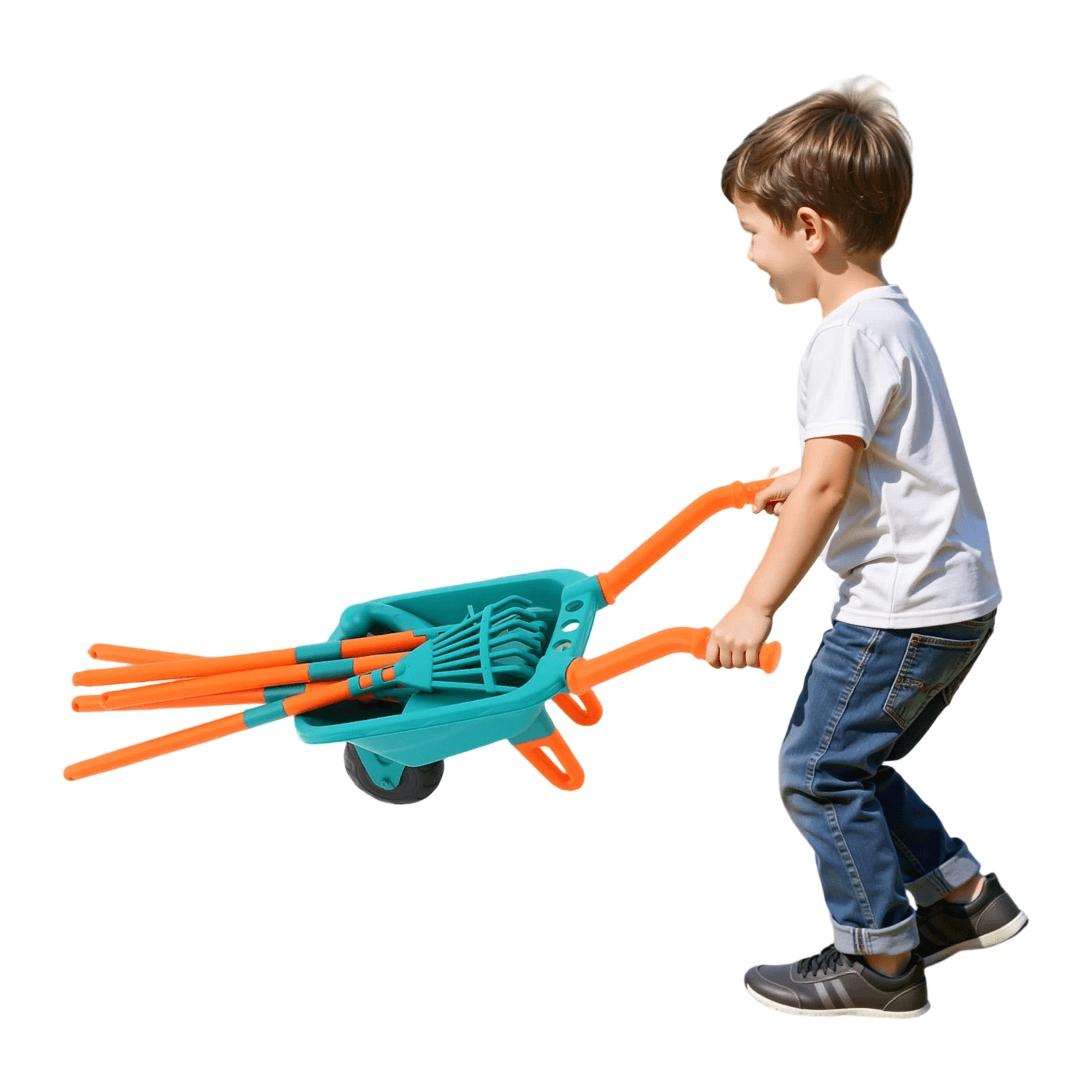 premium children garden tool set with mini wheelbarrow durable kids gardening tools for outdoor play