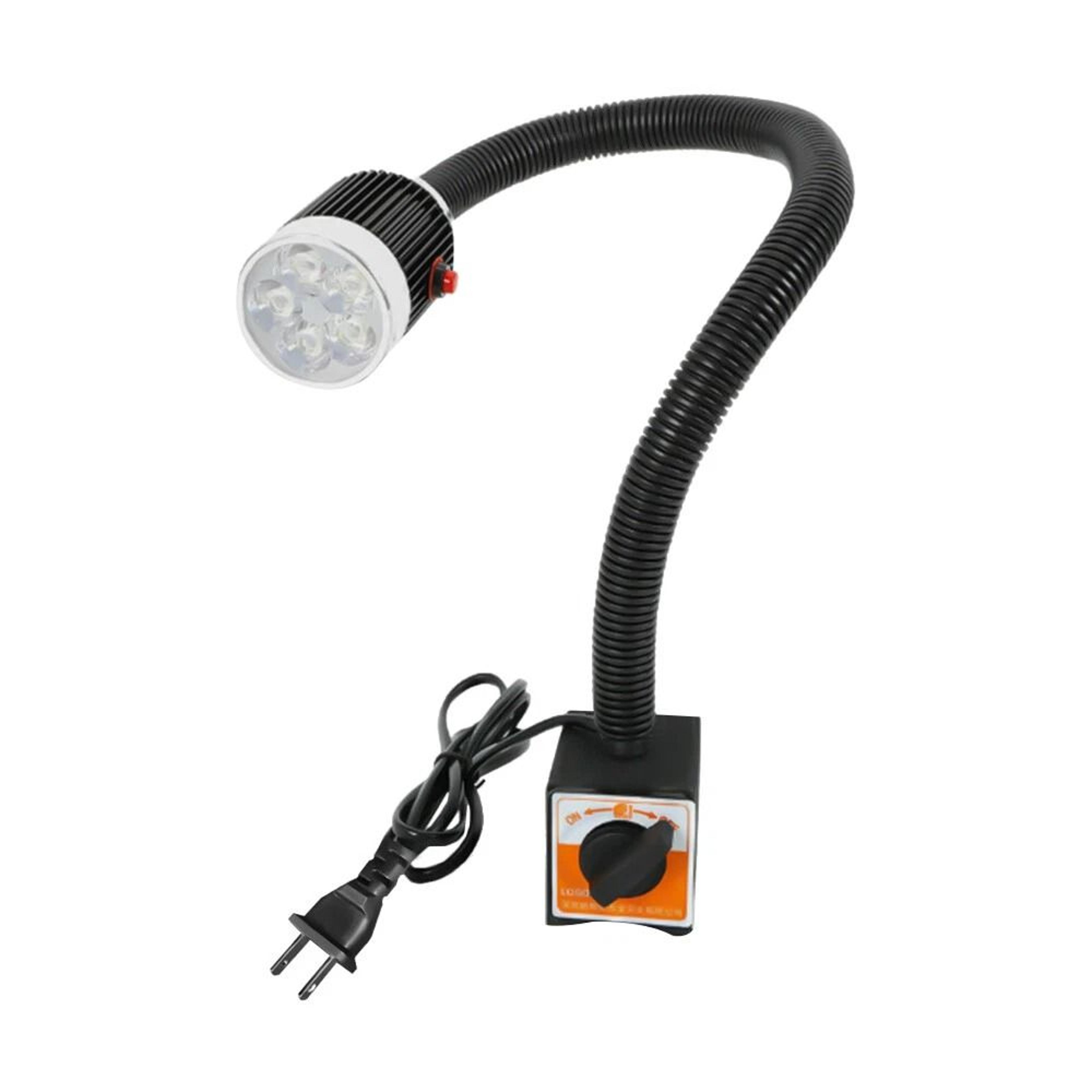 magnetic led work light with flexible gooseneck cnc machine lamp adjustable lathe work light