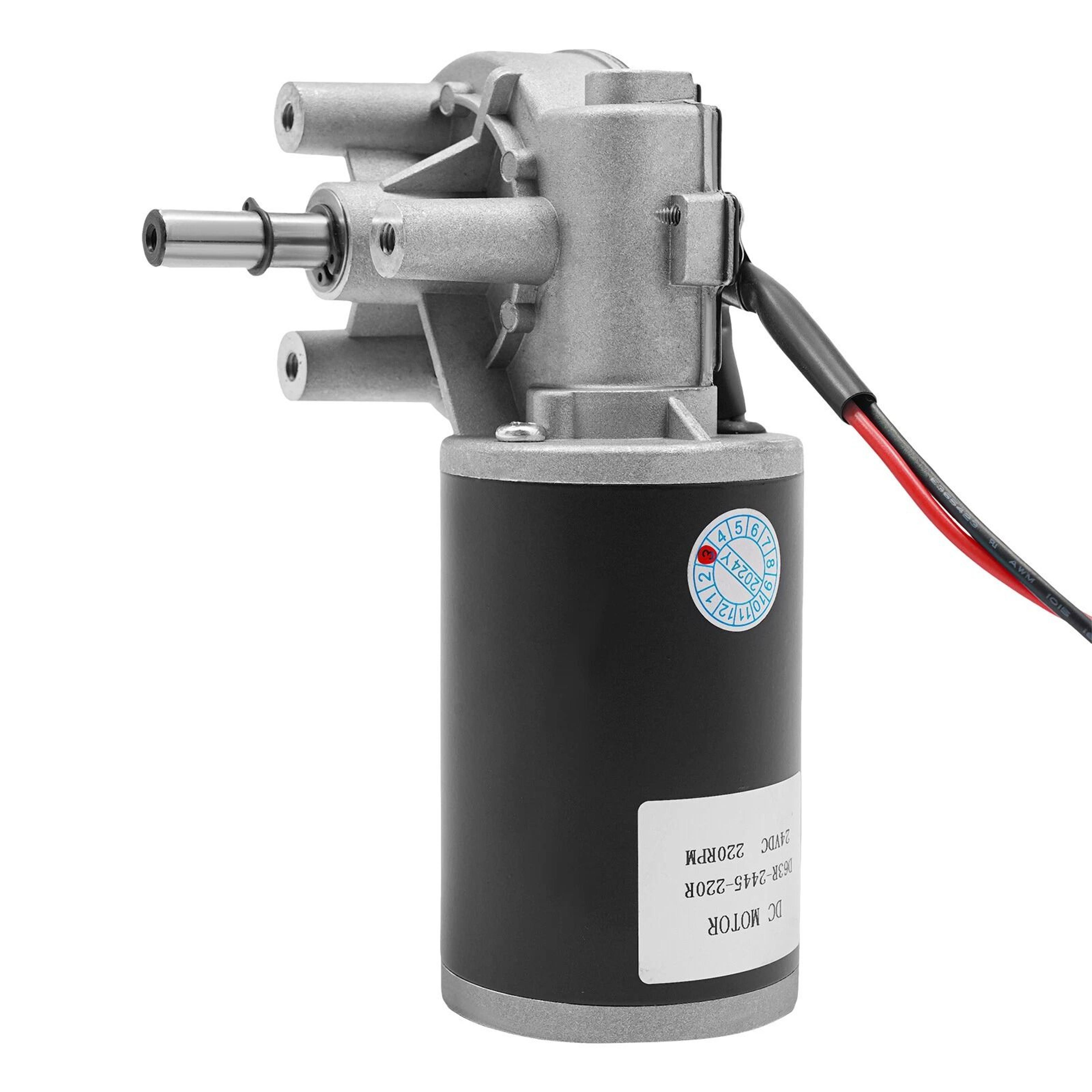 premium dc worm gear motor reversible right angle, high torque dc gear motor