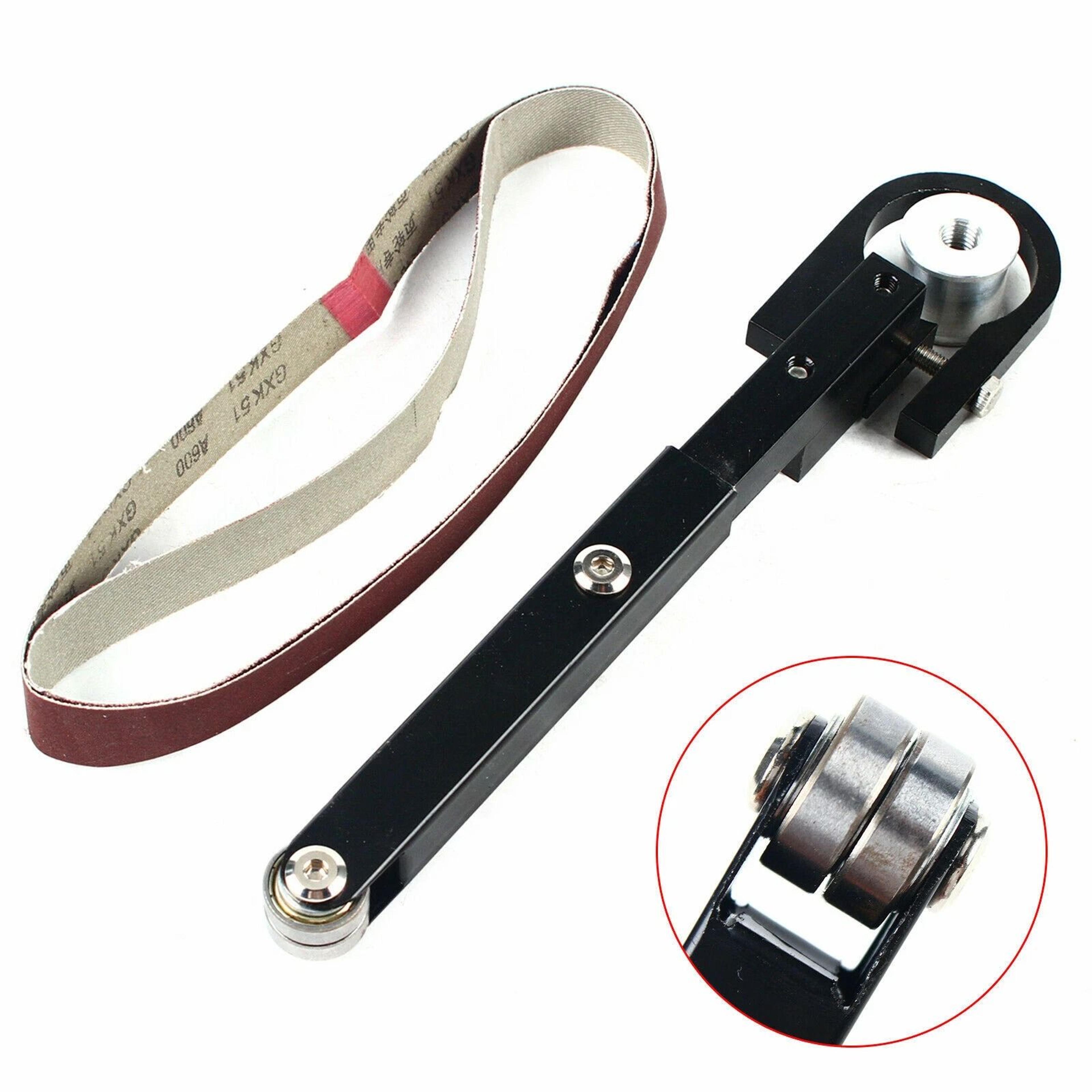 angle grinder belt sander attachment bandfile sanding bracket kit