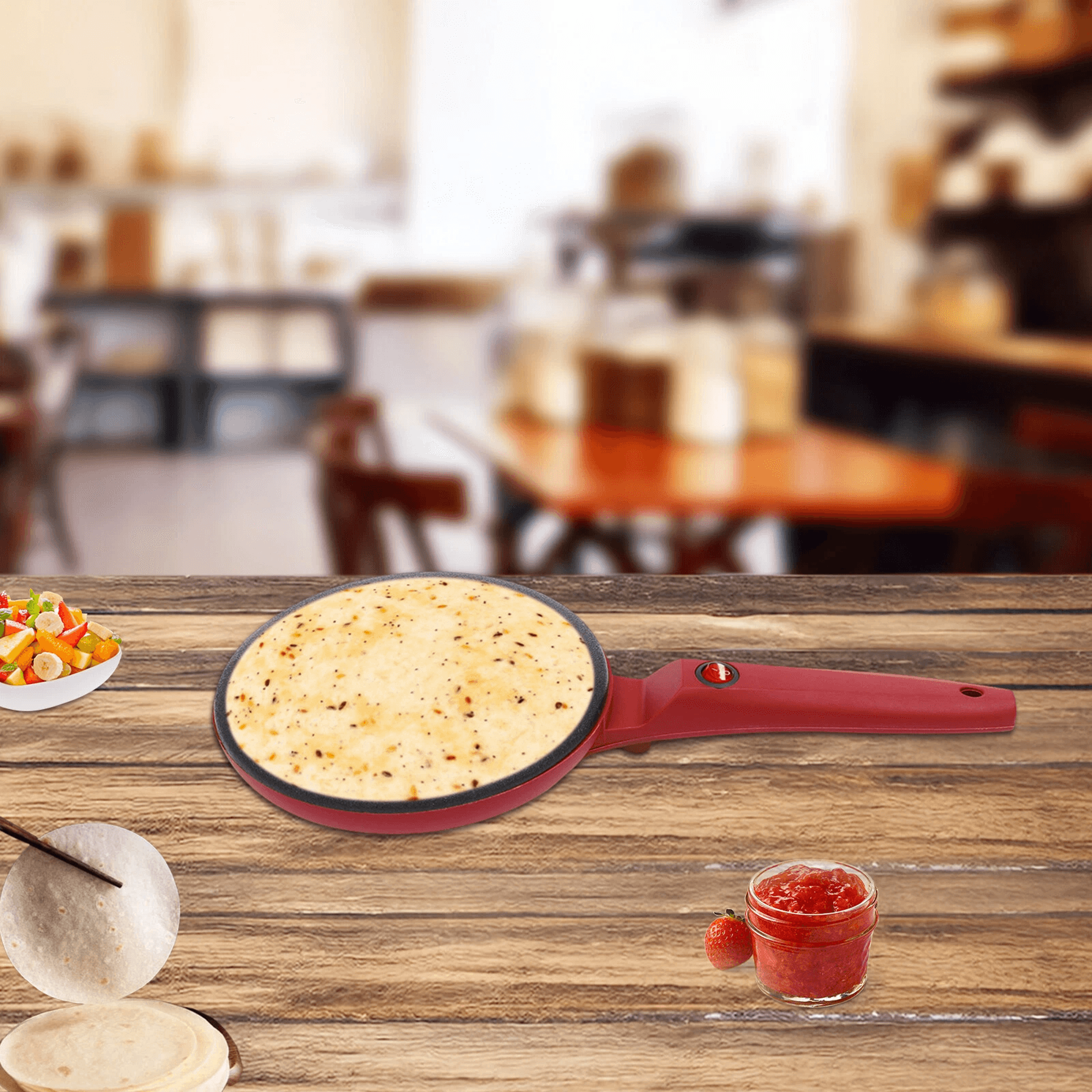 electric crepe maker baking pancake pan non-stick frying griddle machines
