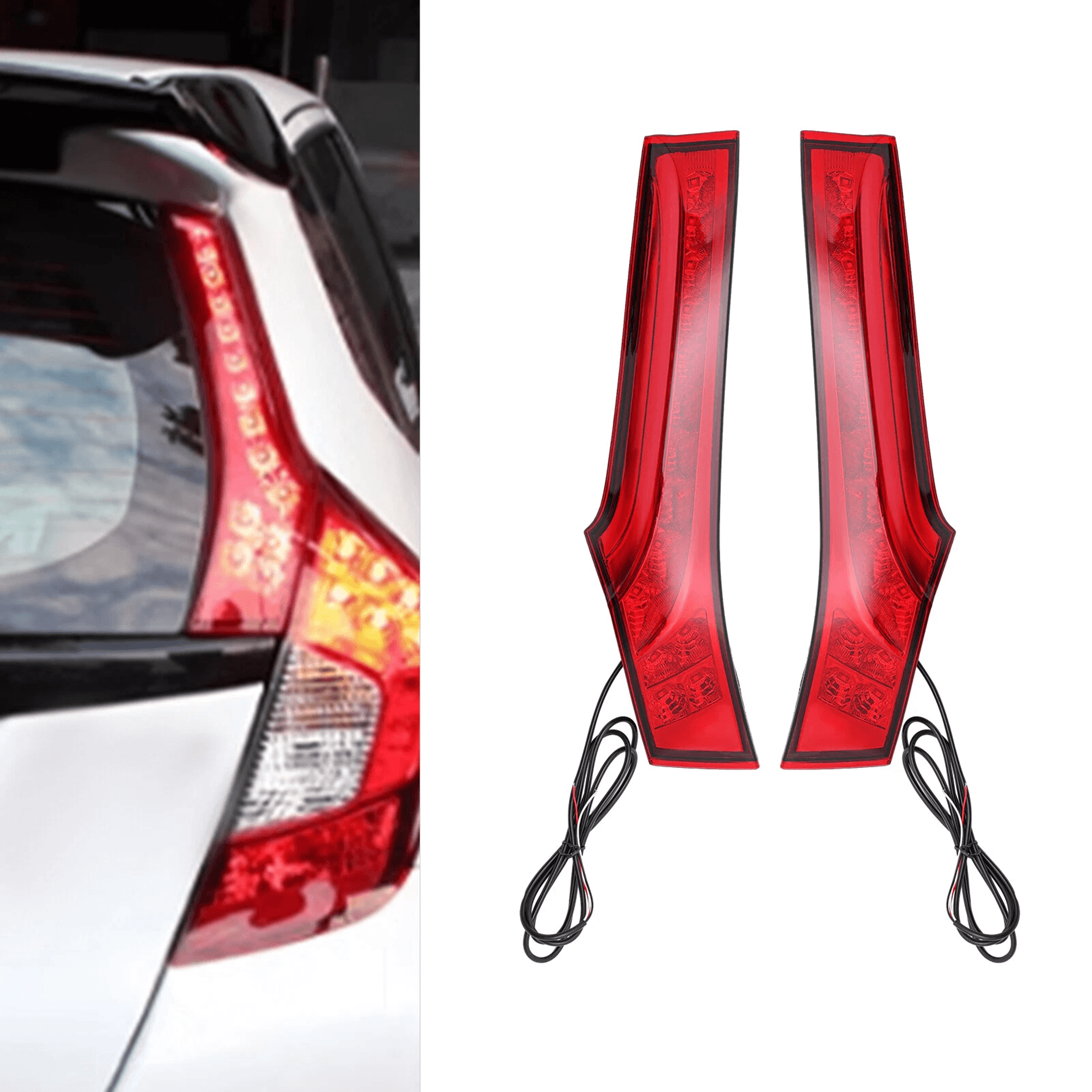honda fit led trunk pillar lights rear pillar brake lamps set