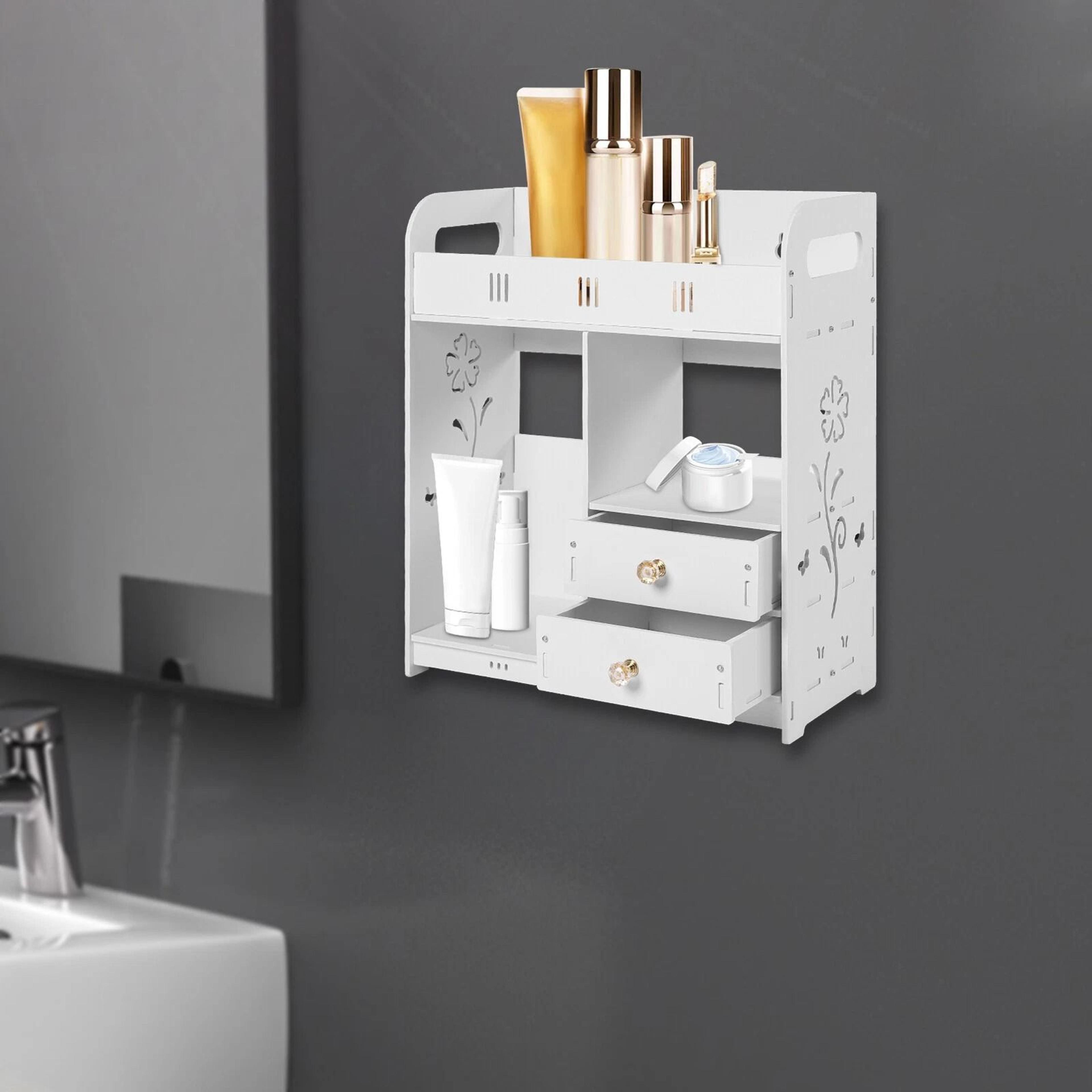 white bathroom wall cabinet medicine cabinet storage organizer