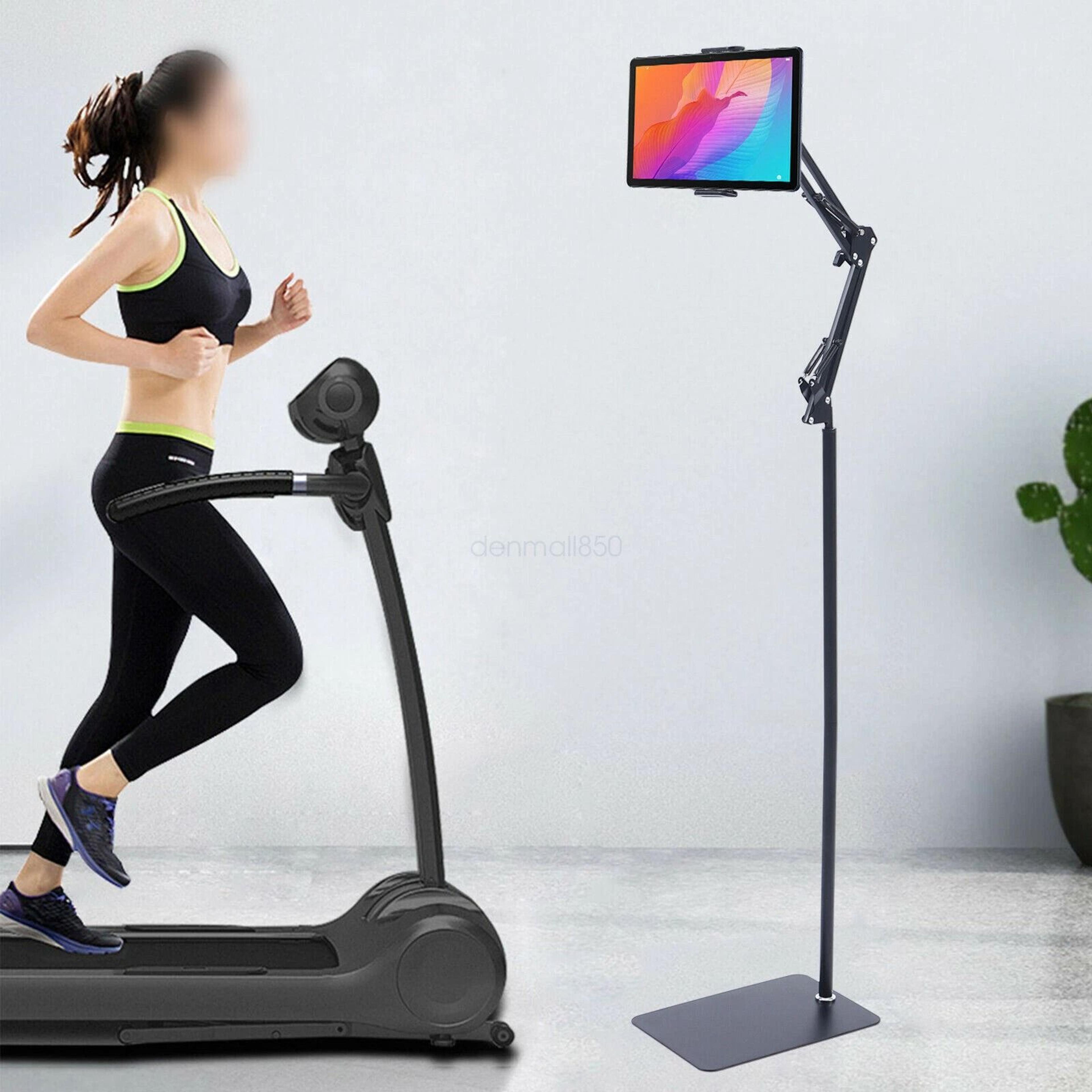 360 rotating floor standing phone holder and adjustable tablet stand