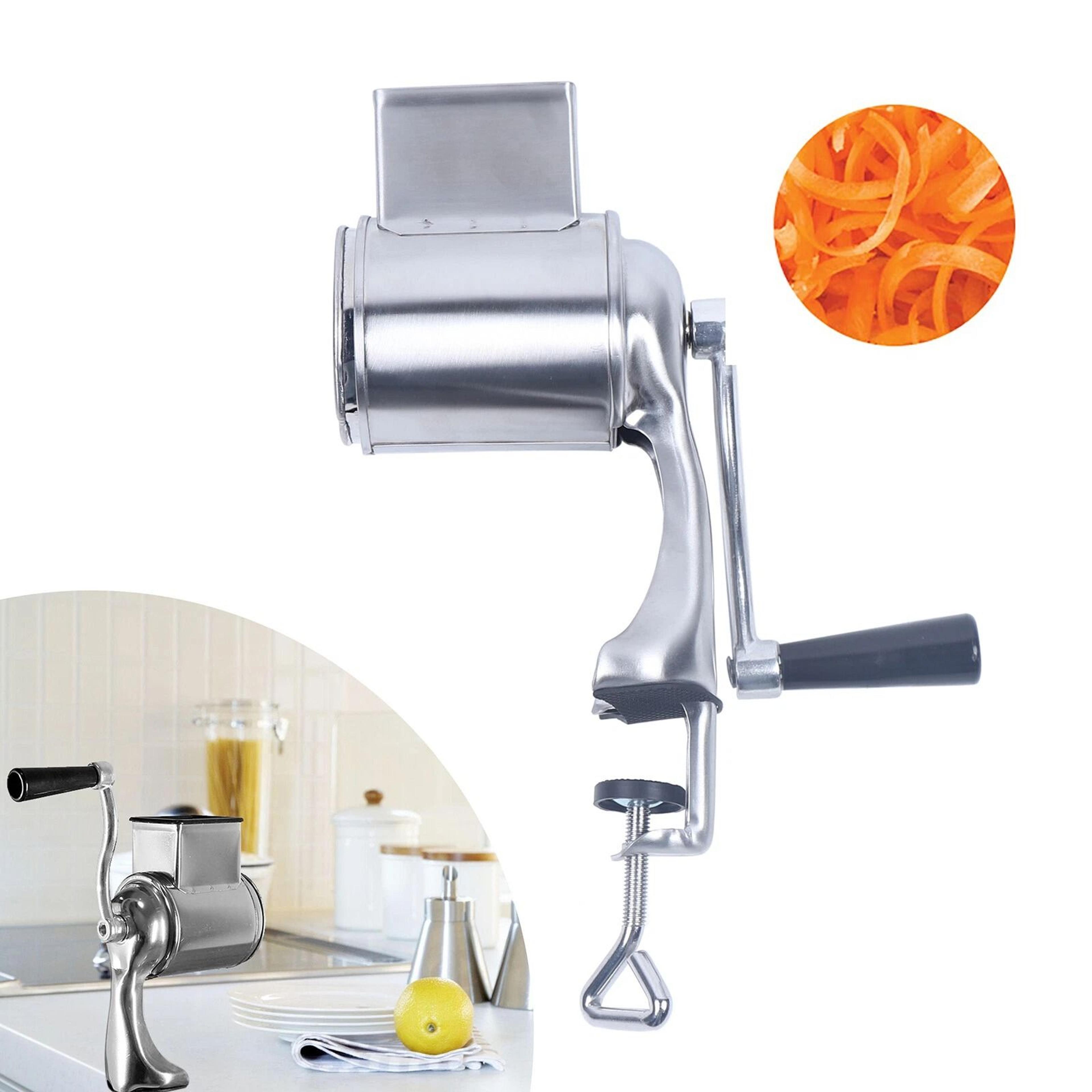 manual coconut shredder rotary cheese grater stainless steel vegetable grinder