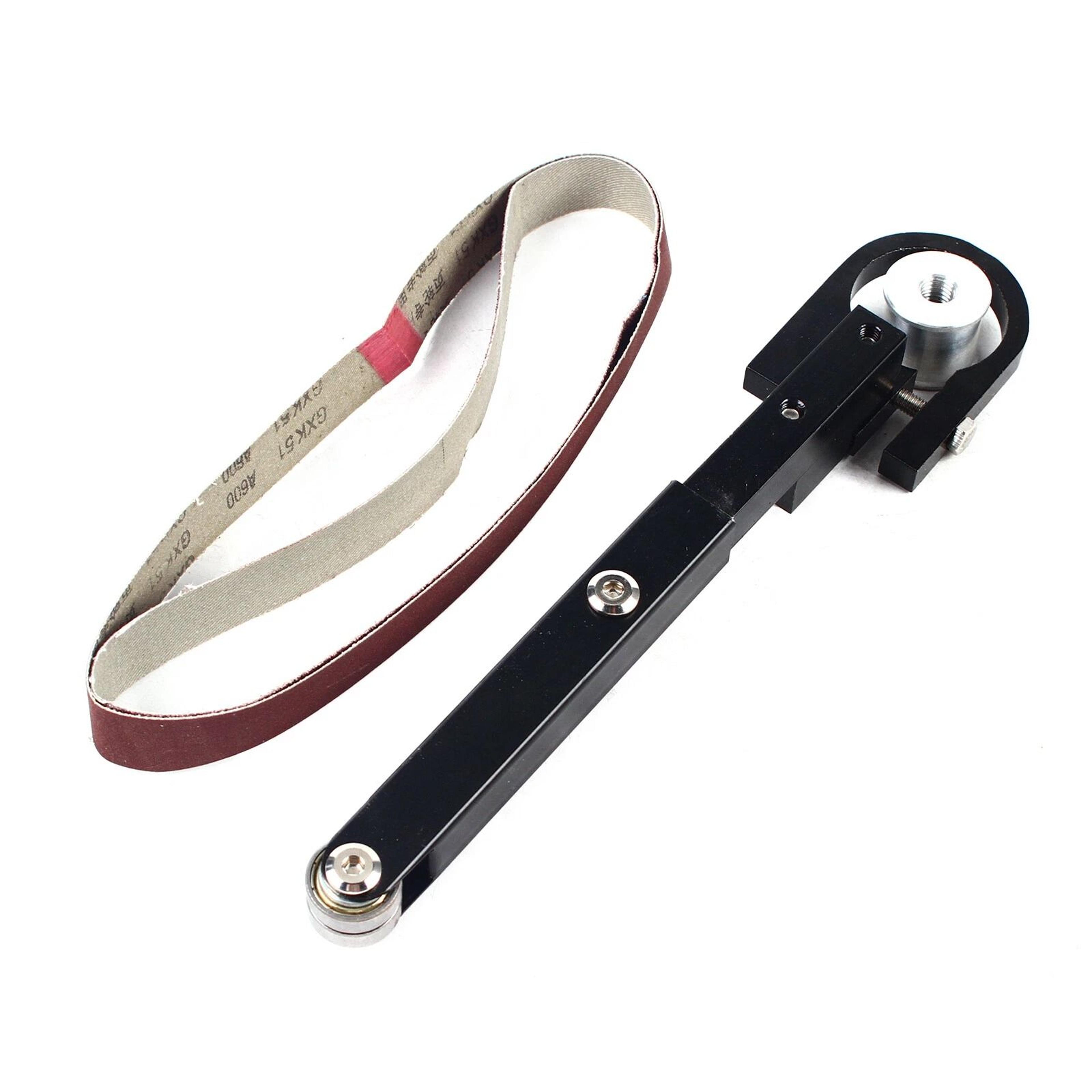 angle grinder belt sander attachment for metal wood polishing and rust removal