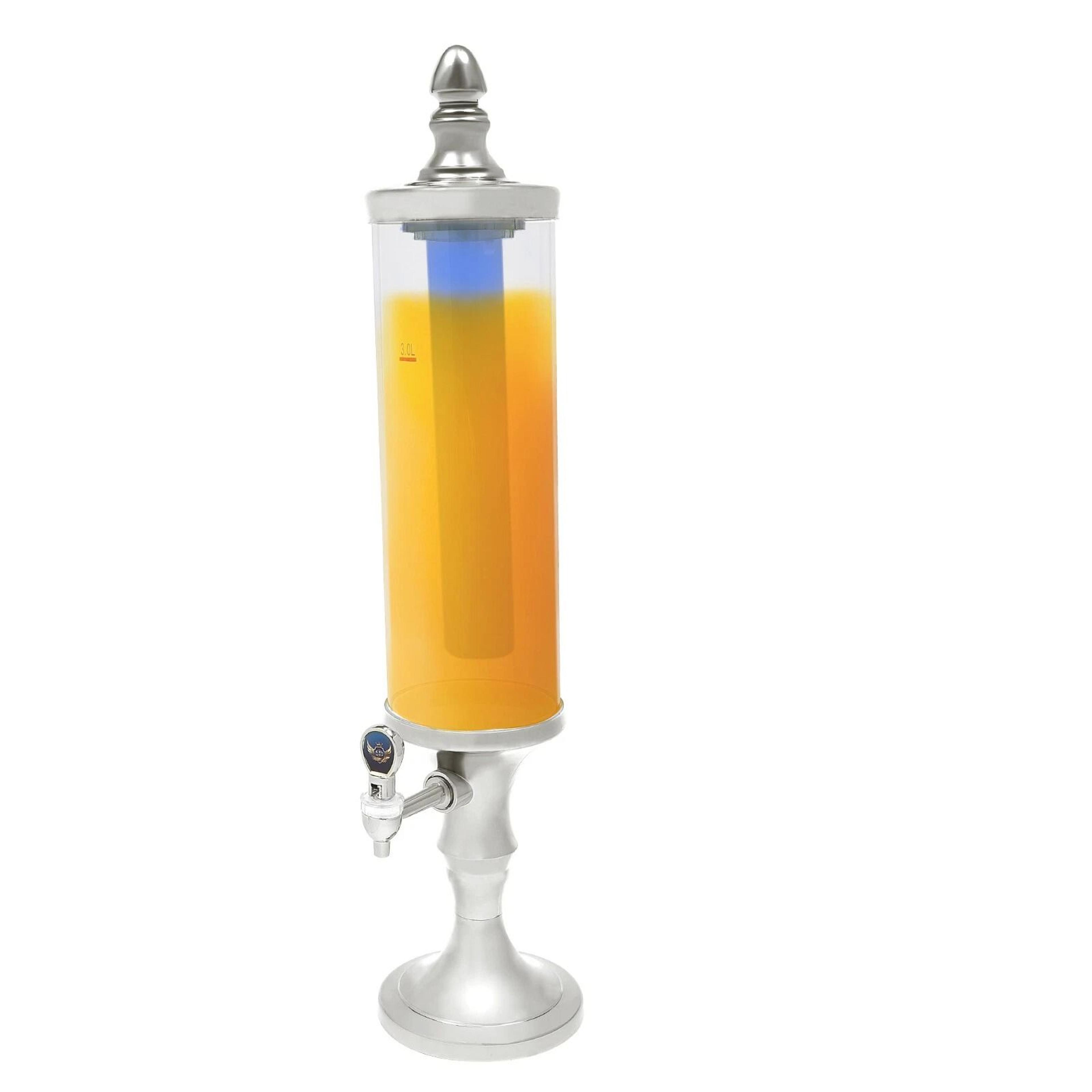 led beer tower dispenser with ice tube for parties and home bar