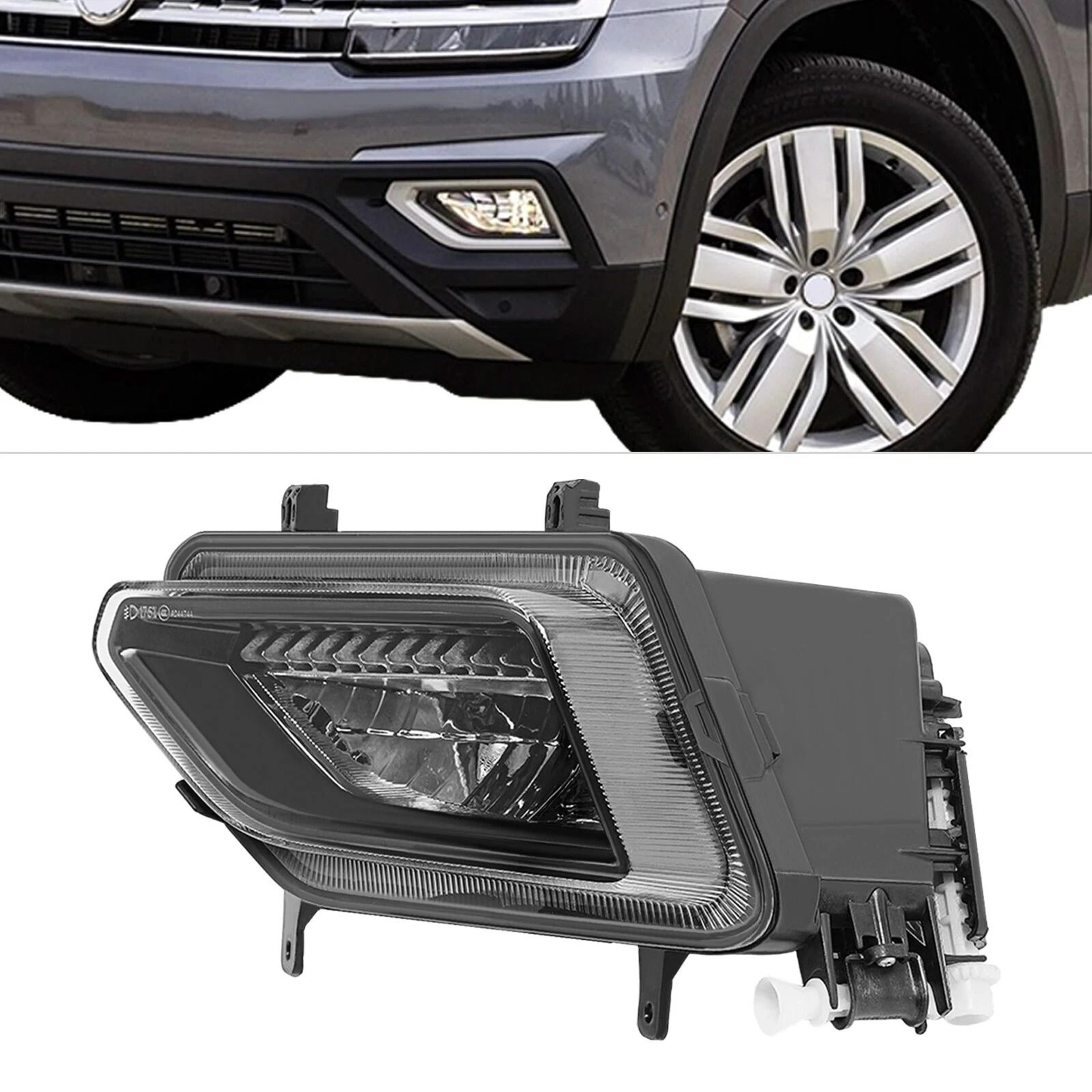 vw atlas left side led fog light 2018 2020 driver fog lamp replacement