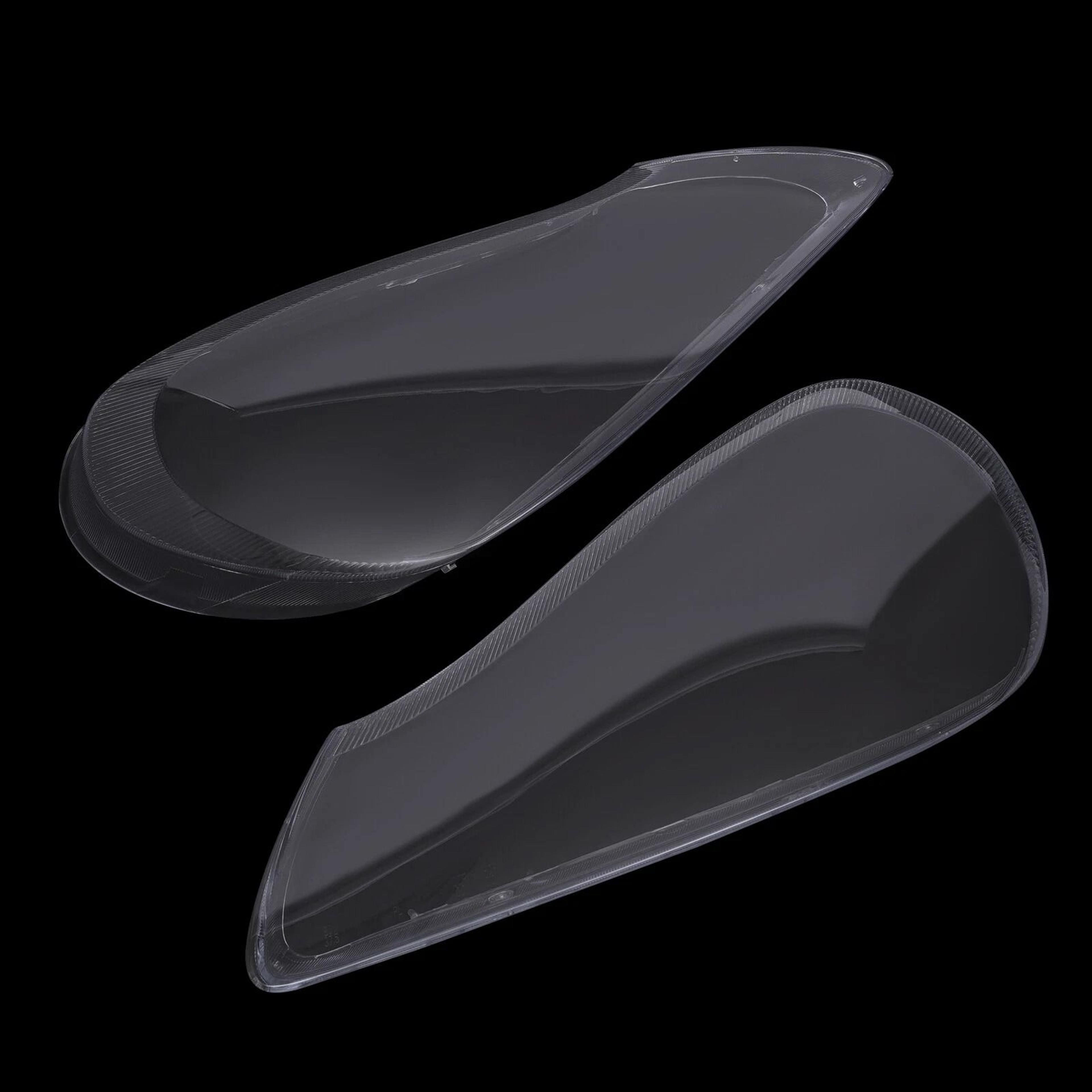 porsche cayenne headlight lens cover pair clear shell replacement