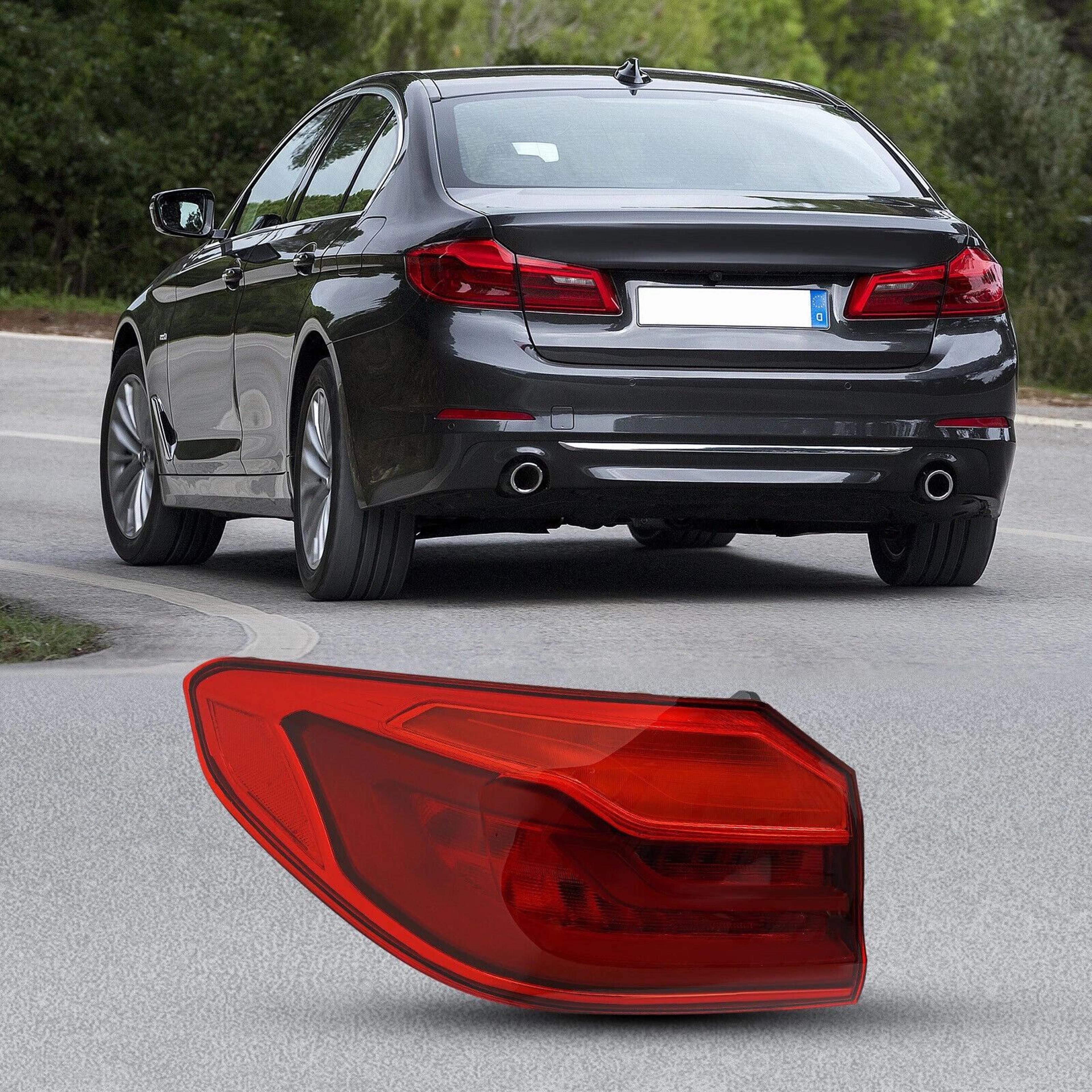 premium left driver side bmw 530i tail light led assembly for 5 series (direct replacement)