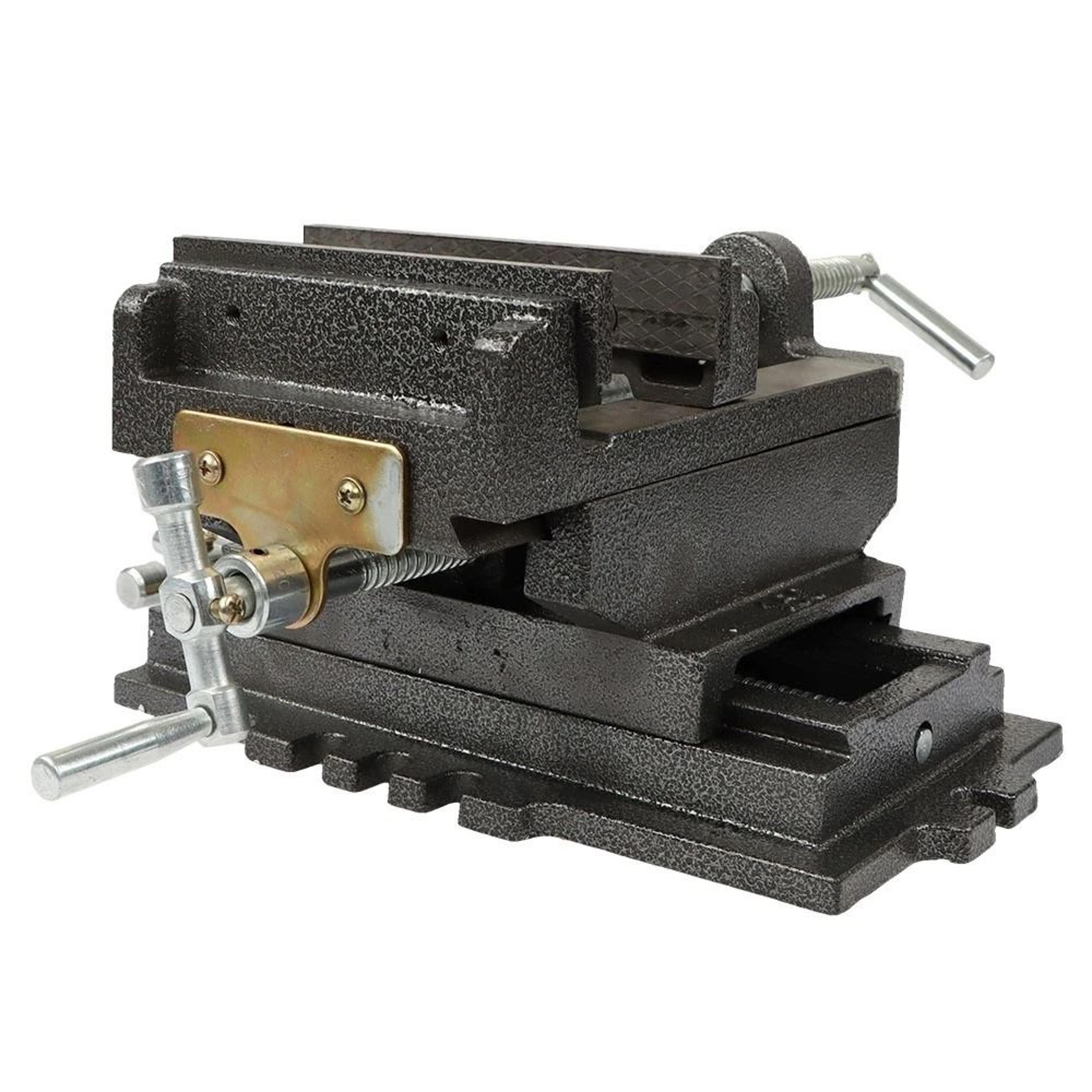 cross slide drill press vise heavy duty machine shop precision positioning vise