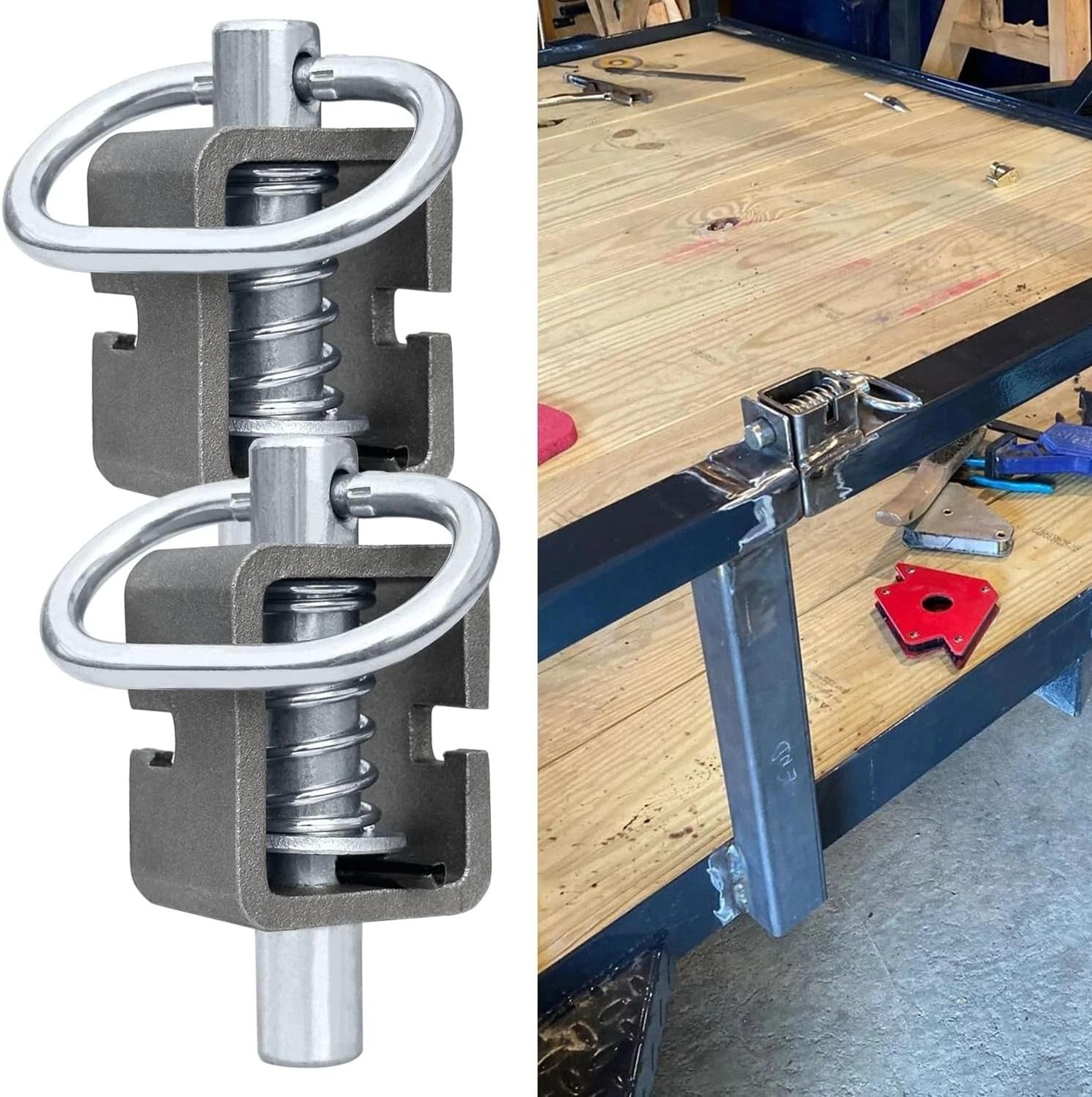 heavy duty spring loaded latch pin lock set for gates trailers and equipment
