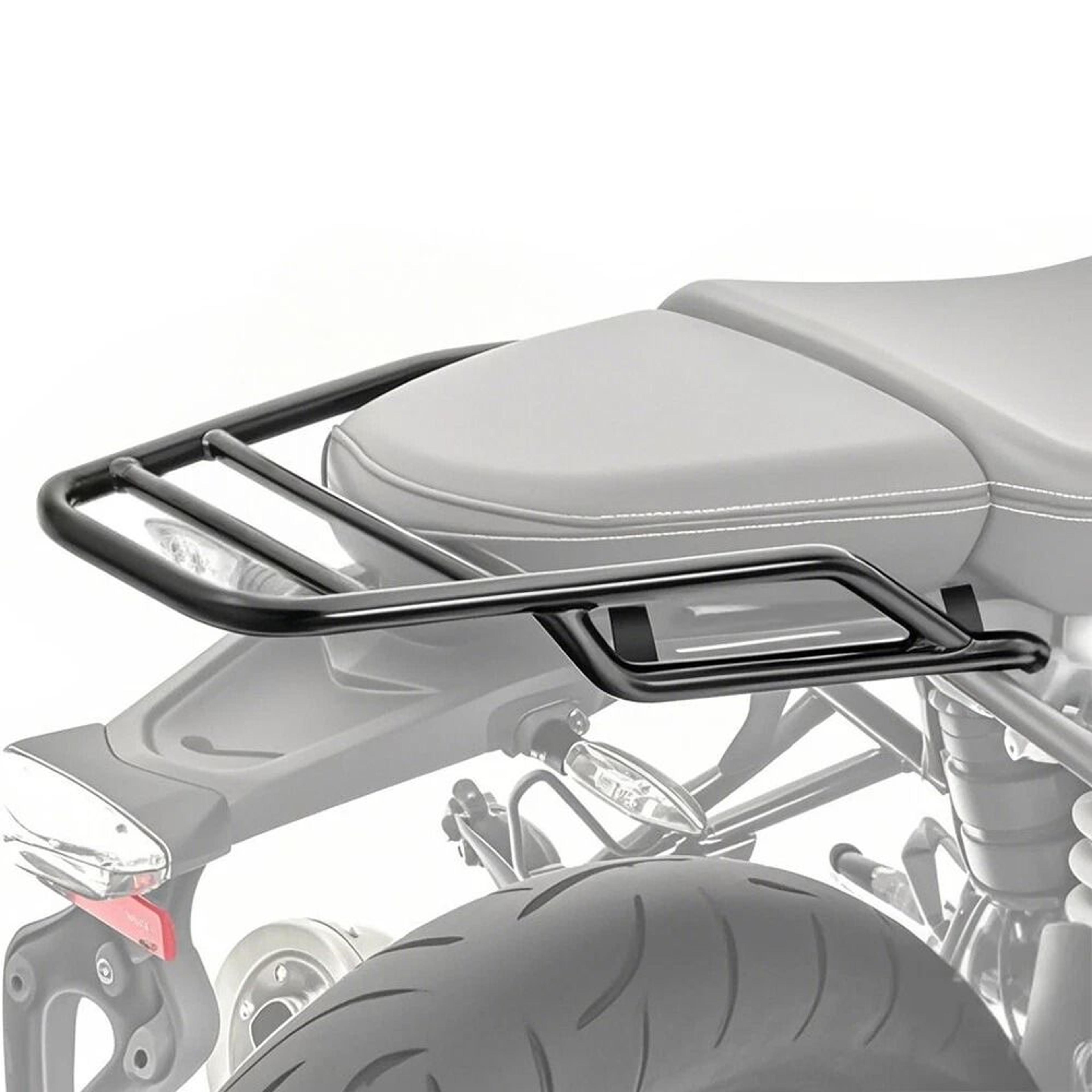 bmw r ninet rear rack matte black motorcycle luggage carrier