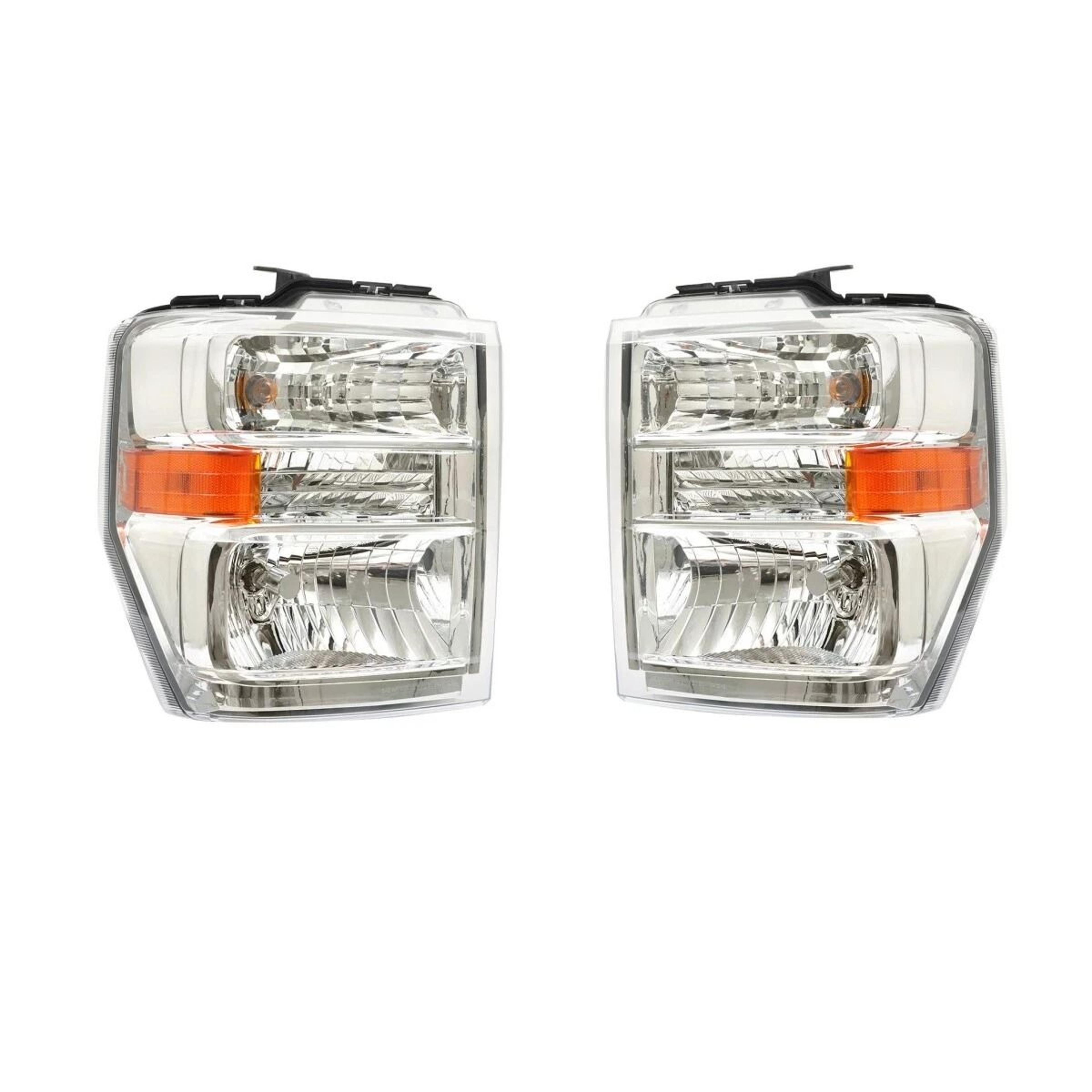 superior fit ford headlights replacement led ready front headlamp pair