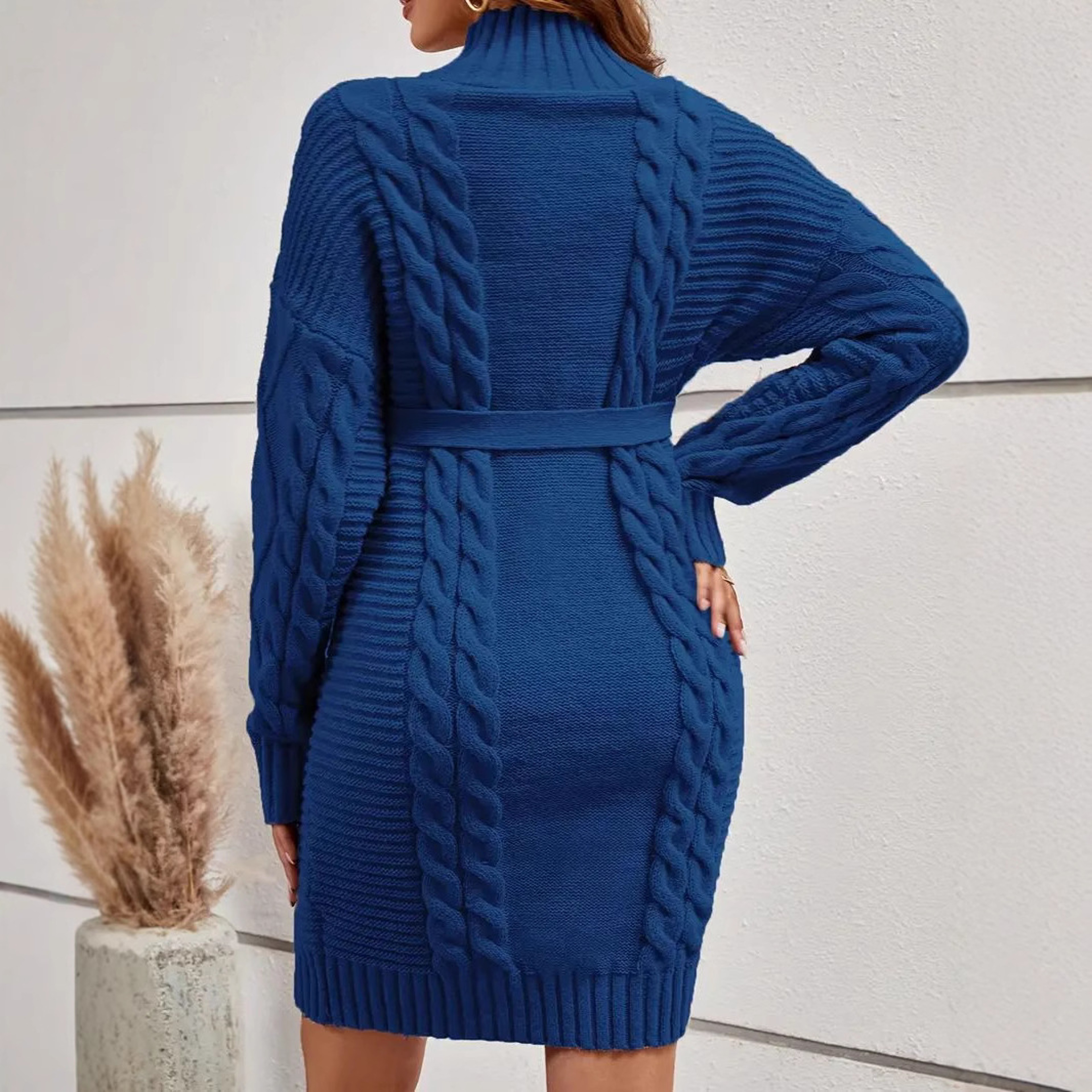 blue sweater dress maternity Light Blue Fuzzy Knit Puff Sleeve Maternity Sweater Dress PinkBlush