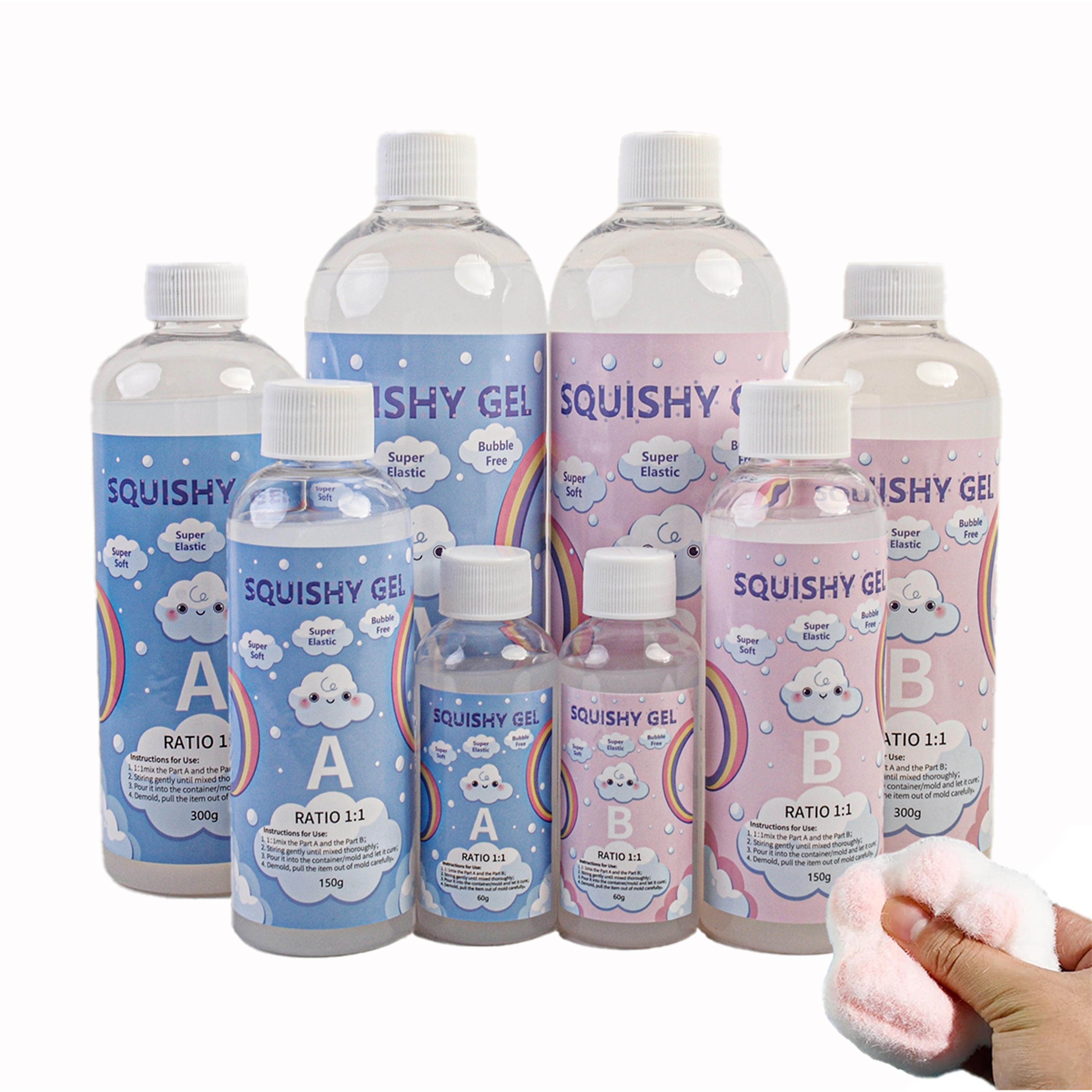 squishy gel soft liquid resin glue,1000g molding decompression toy diy, childrens birthday gift cat pat