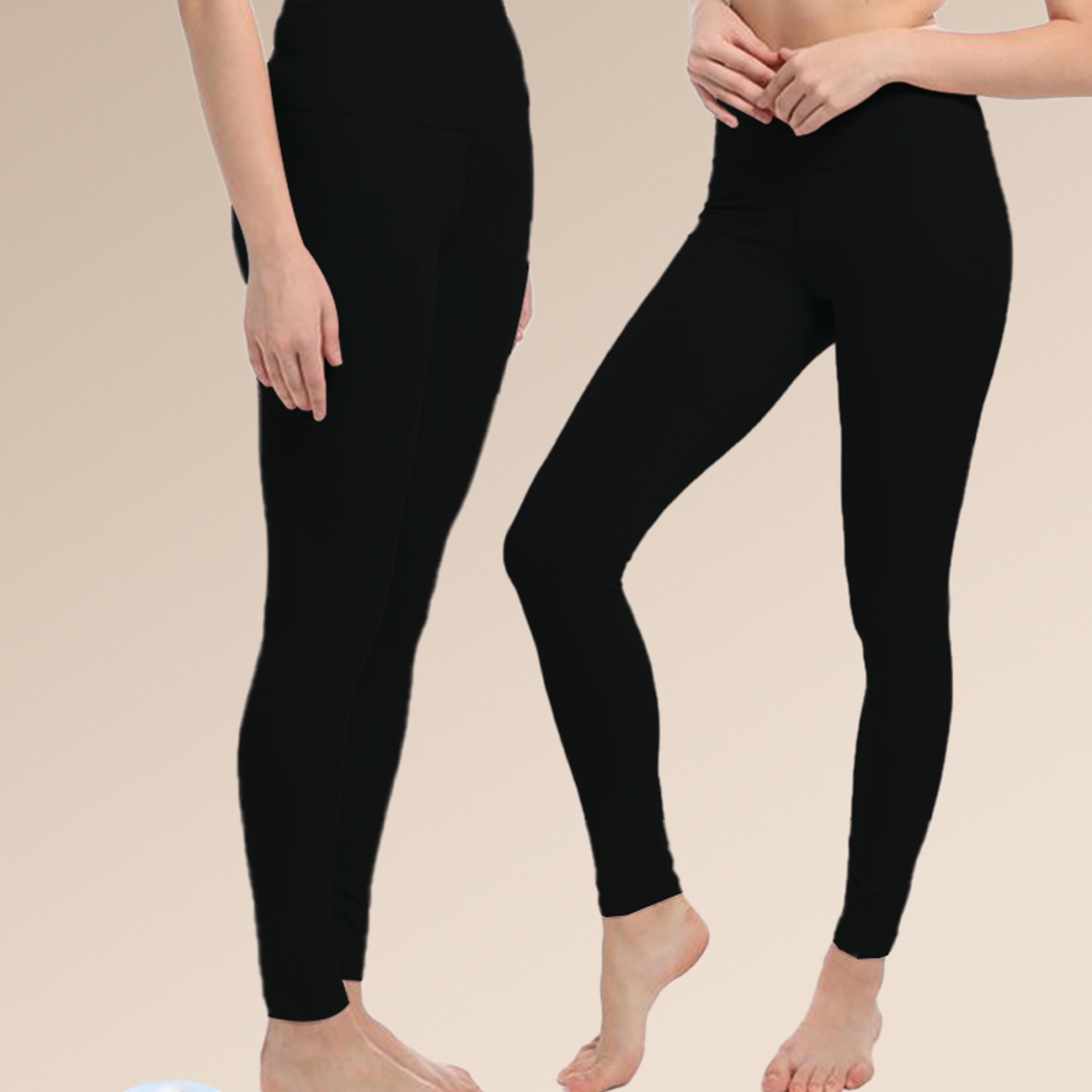 warm autumn trousers for women, high waisted cotton pants, tight fitting thermal base layer for cold weather