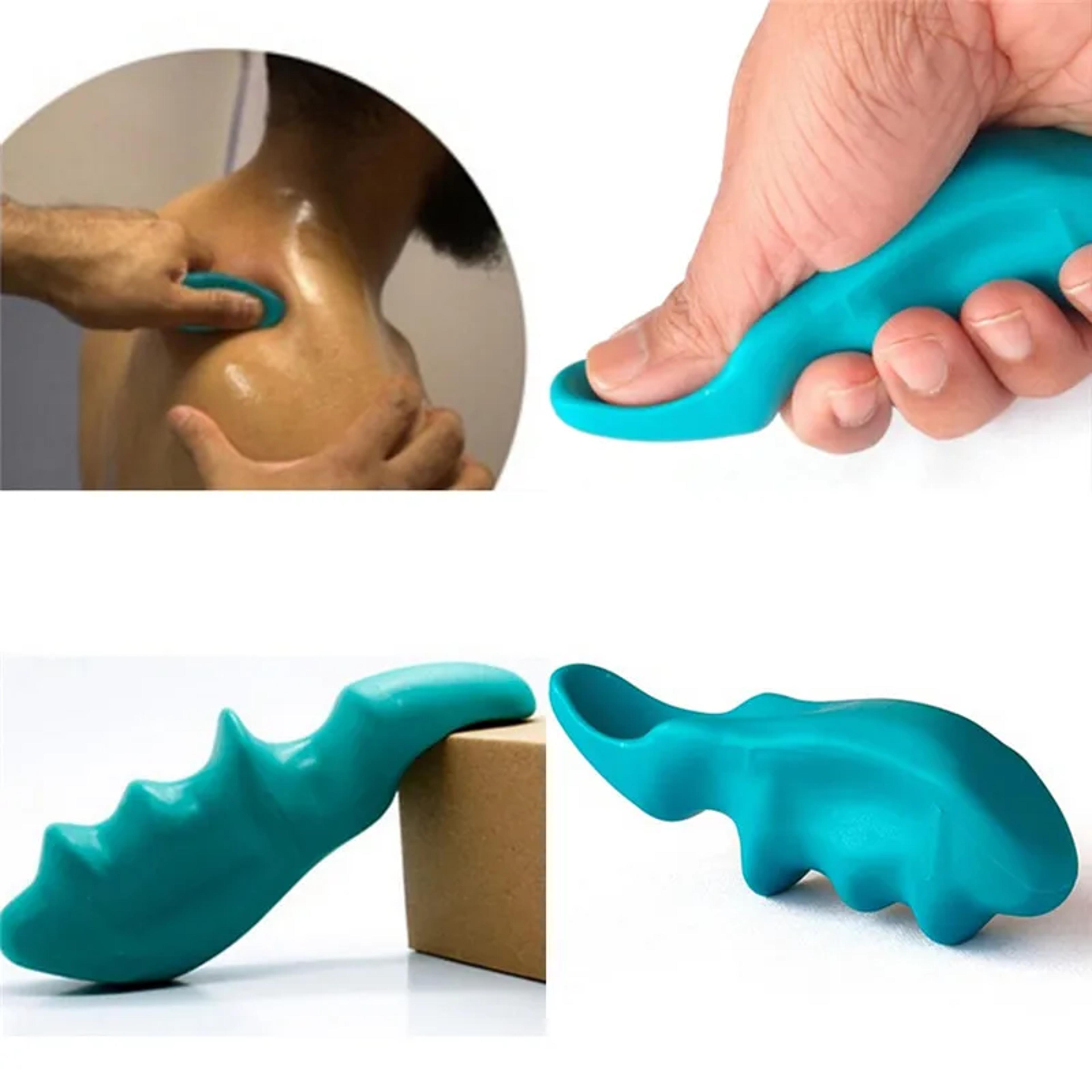 saver massager green thumb protector, portable effective for deep tissue massage, relaxing neck and back cool tool