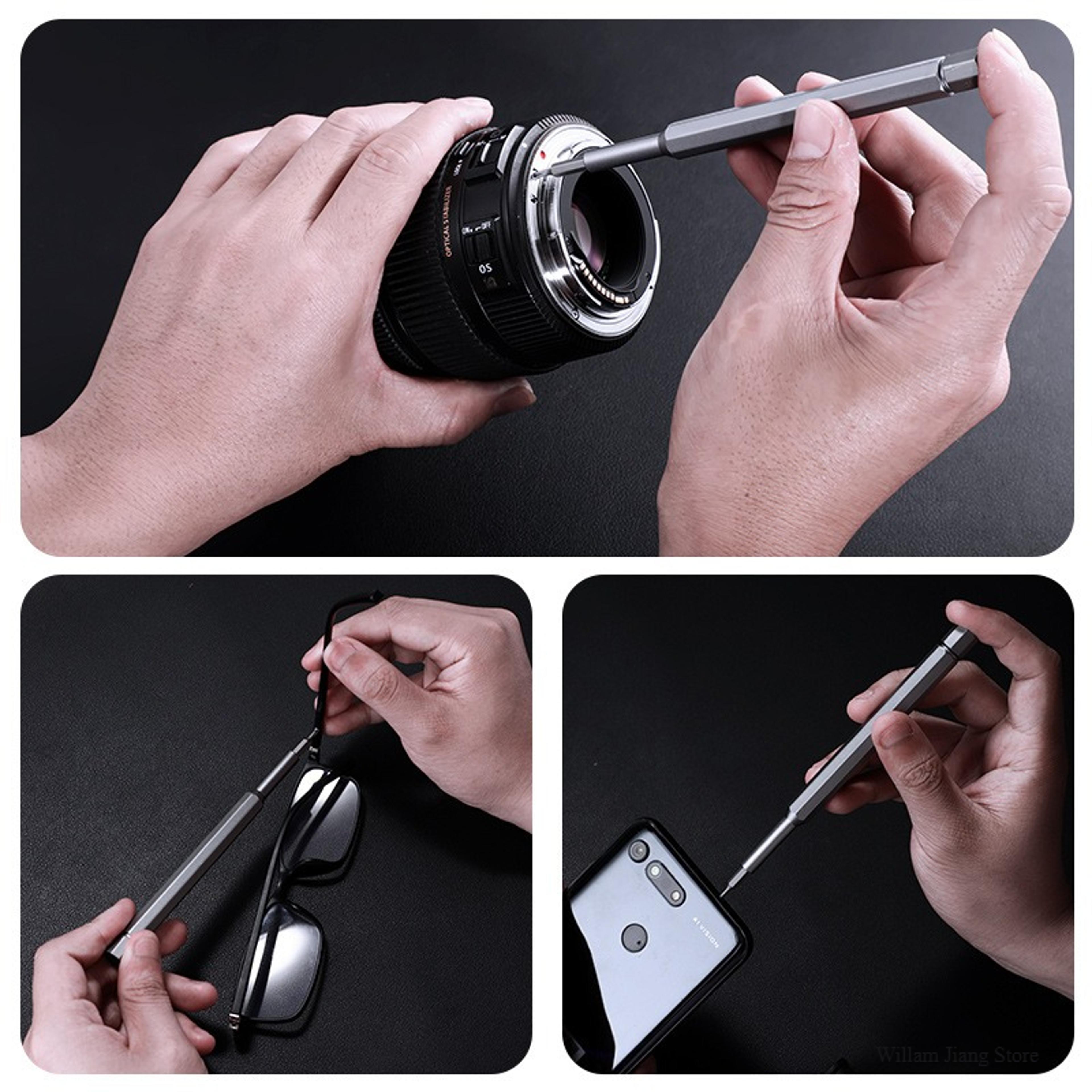 precision tools multi-functional screwdriver set for mobile phone, laptop, and electronics repair, magnetic hand