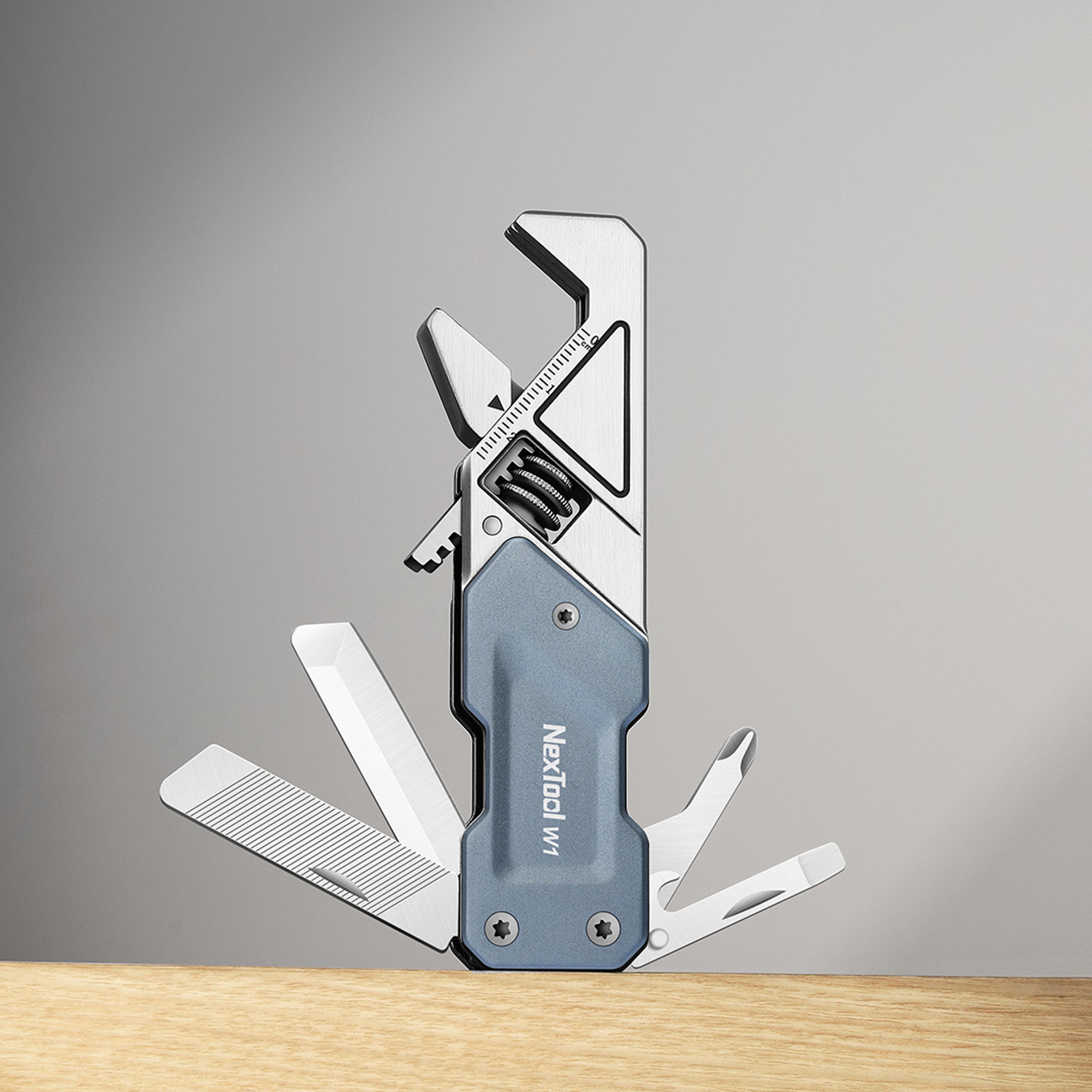 multifunction adjustable wrench pocket hand tools kit edc screwdriver folding knife