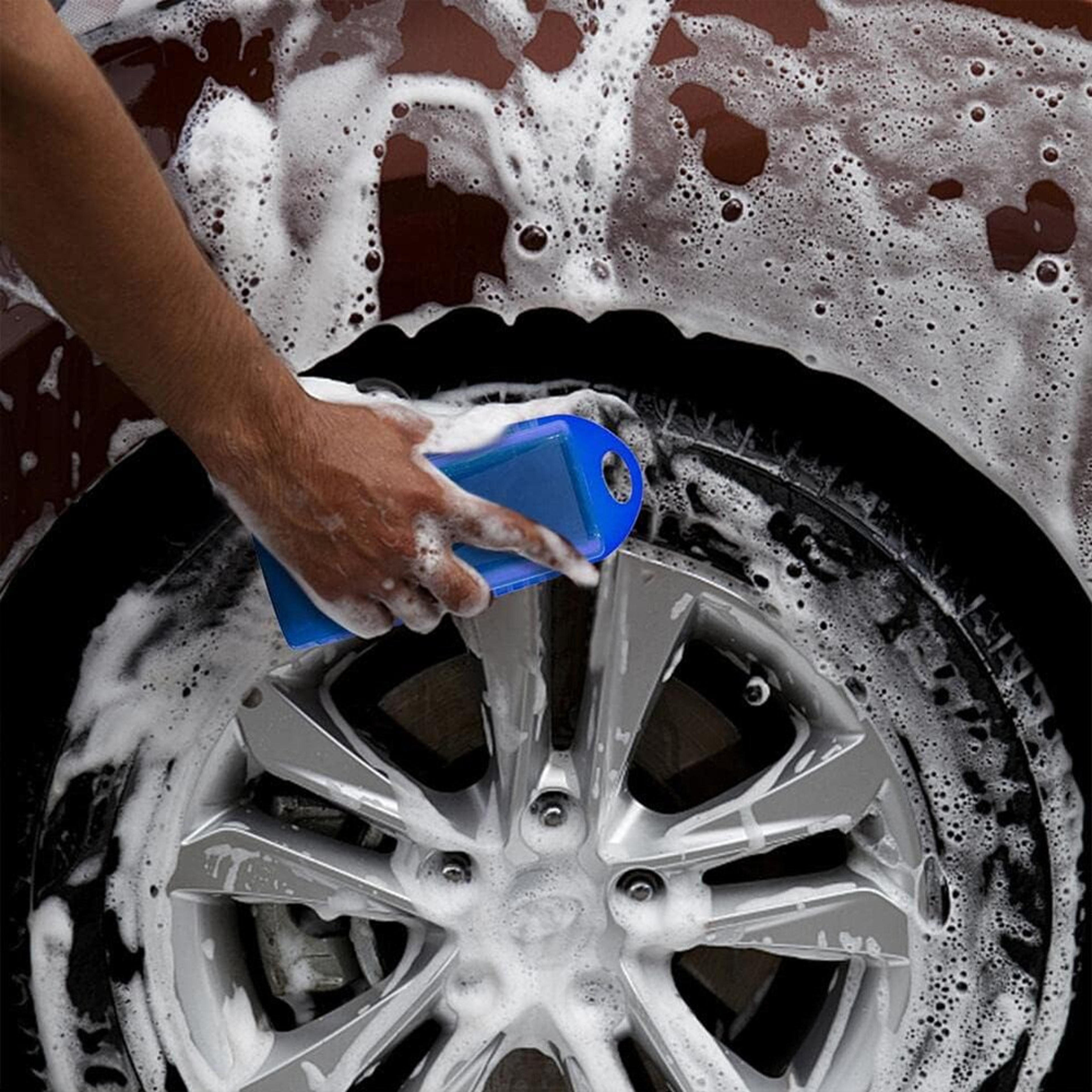 tire detailing sponge set for car wheel rim cleaning waxing polishing