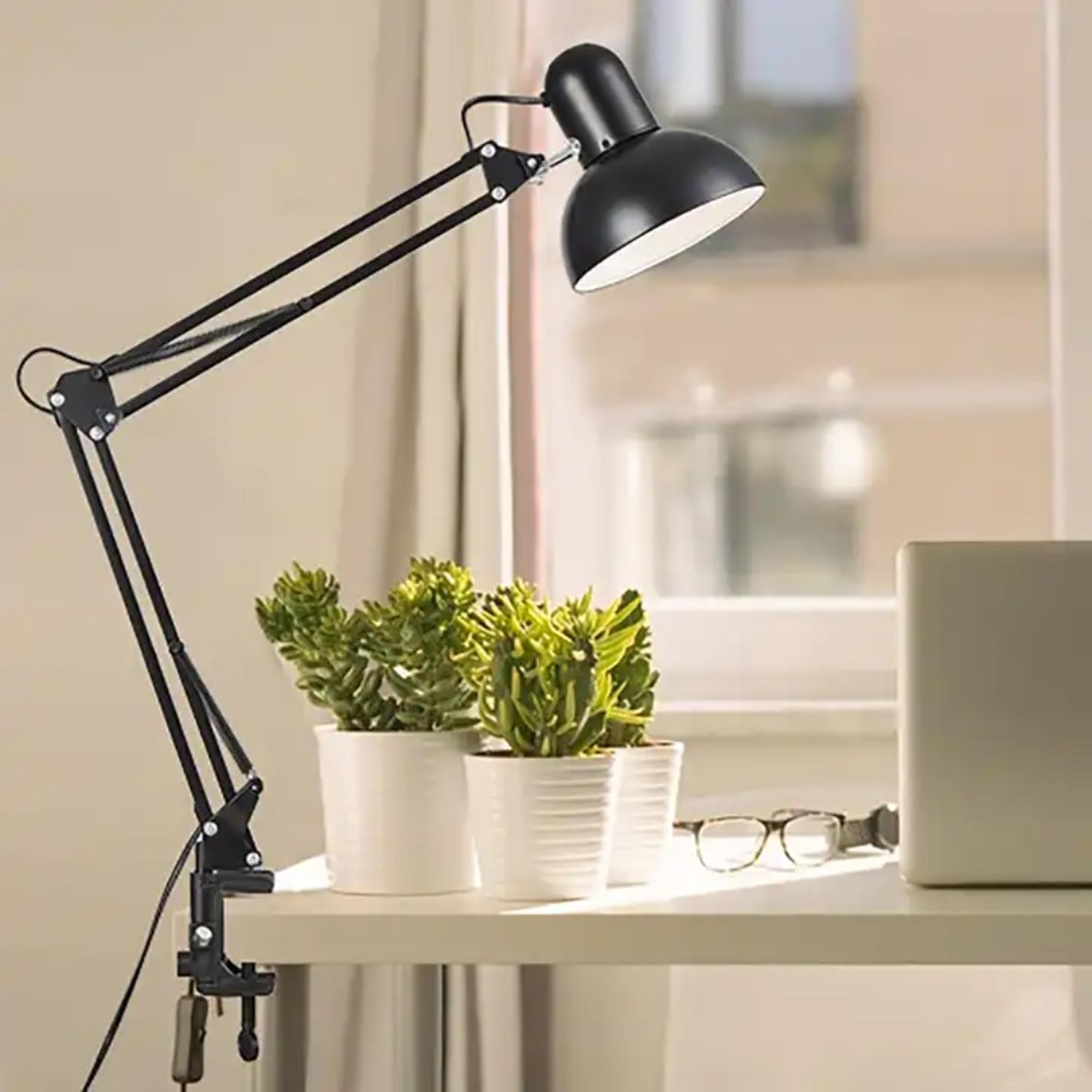 desk lamp with clamp for study, computer, led manicure light, folding office light for nails, school desk lamp