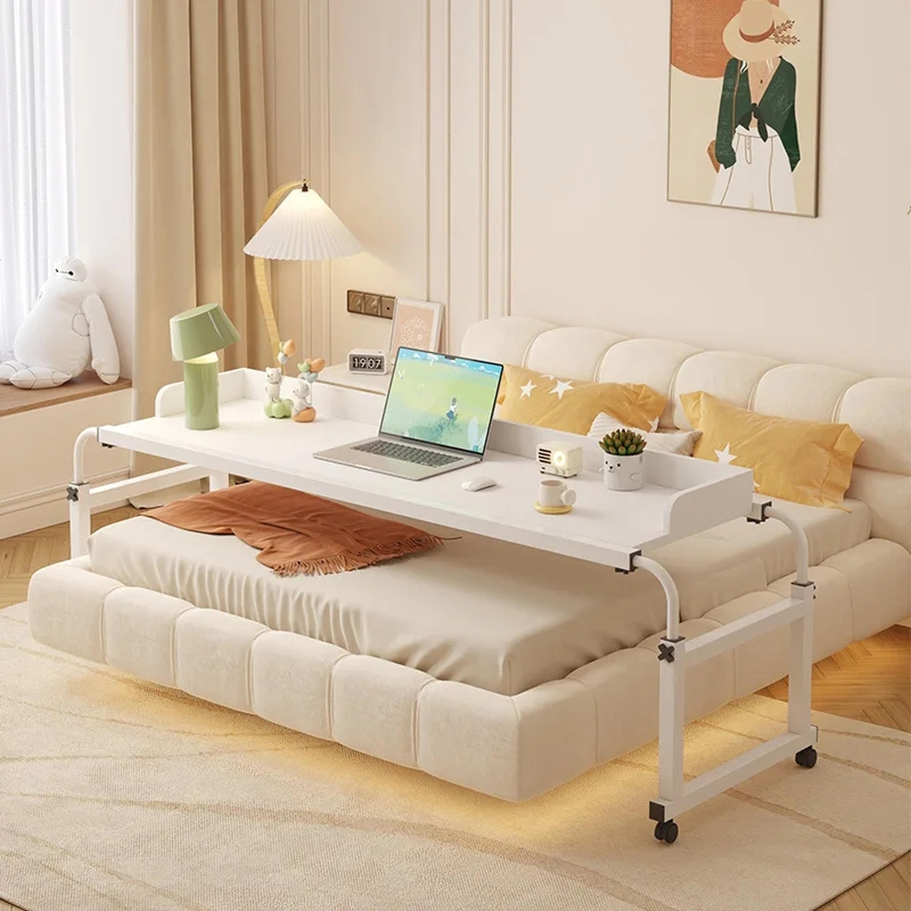 small table on the bed, cross border bedroom lift, mobile computer desk for lazy office
