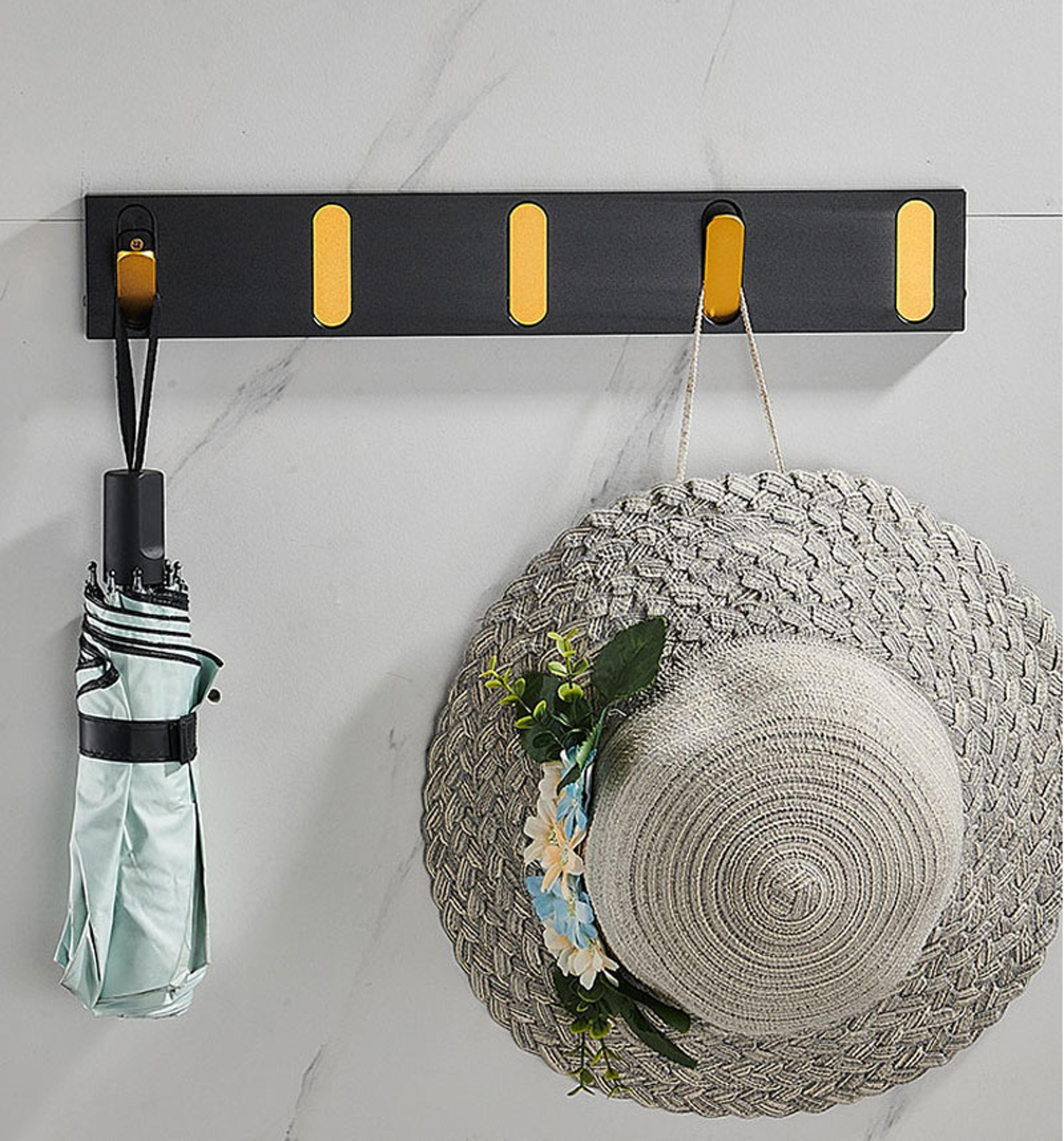 self-closing wall hooks, invisible folding hanger, coat and towel rack for bathroom, kitchen, and back door