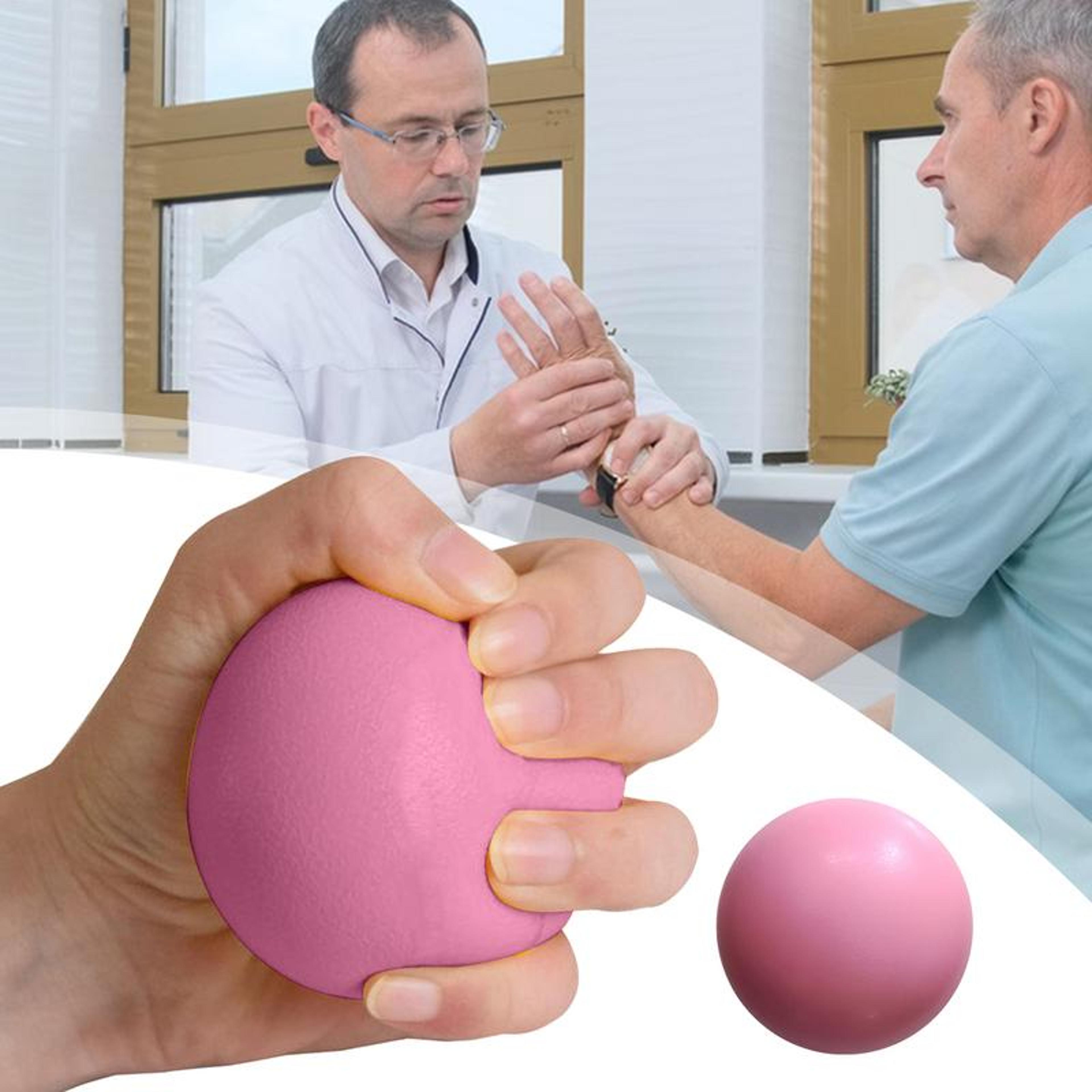 hand grip strength trainer, elastic finger grip squeeze ball, stress relief trainer for hand and finger resistance