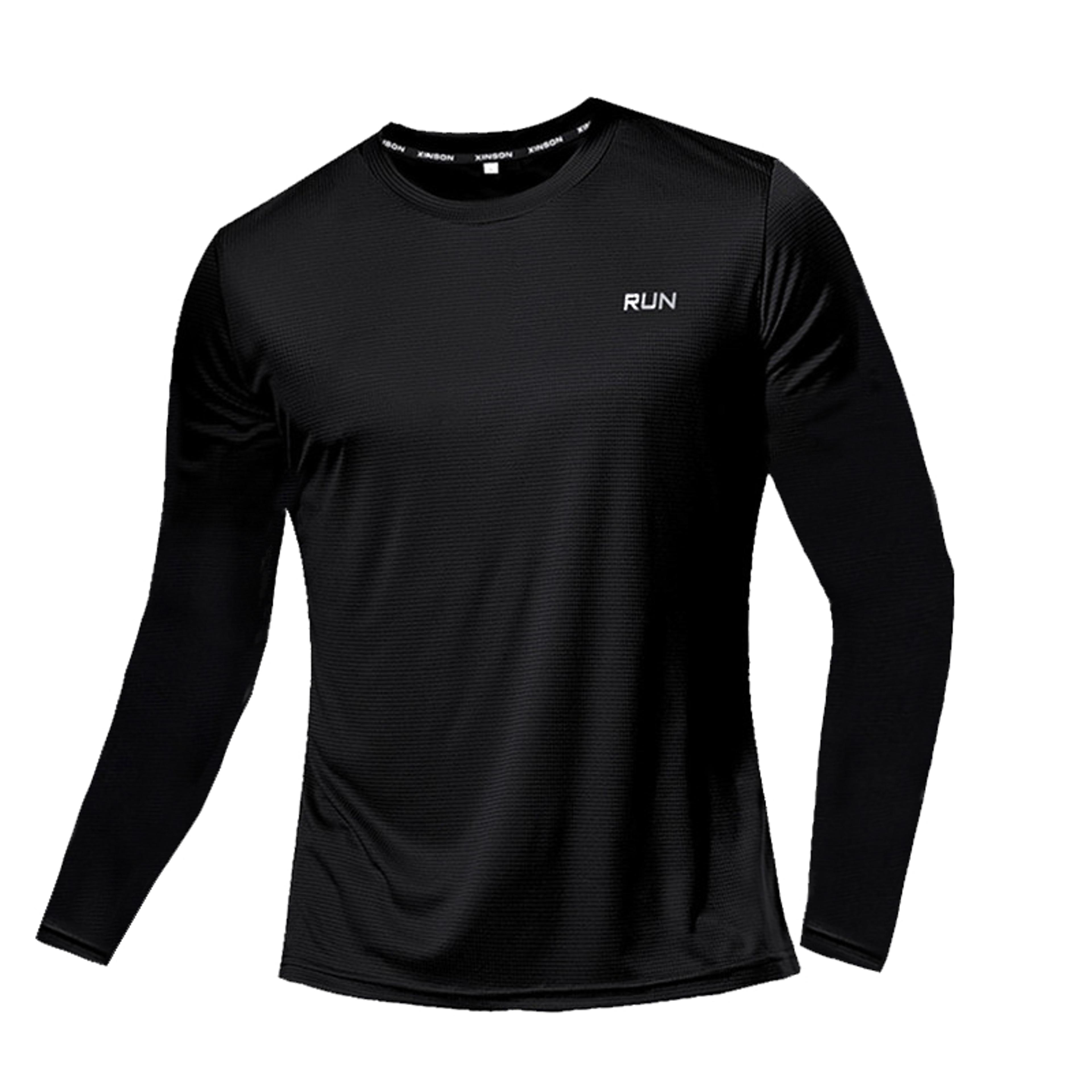 mens quick dry gym tshirt with breathable fabric and reflective details