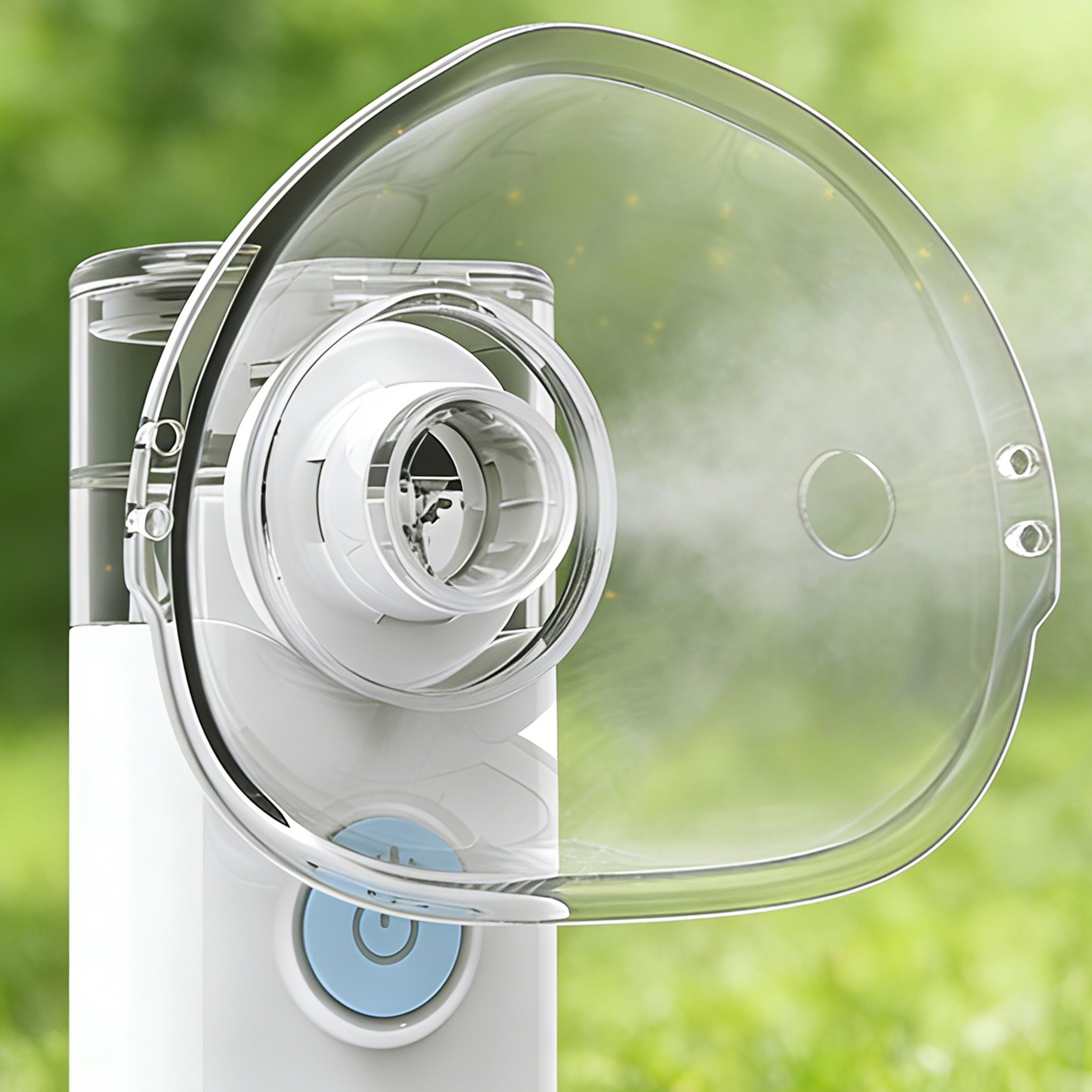 portable mesh nebulizer quiet handheld inhaler with auto clean function for kids and adults