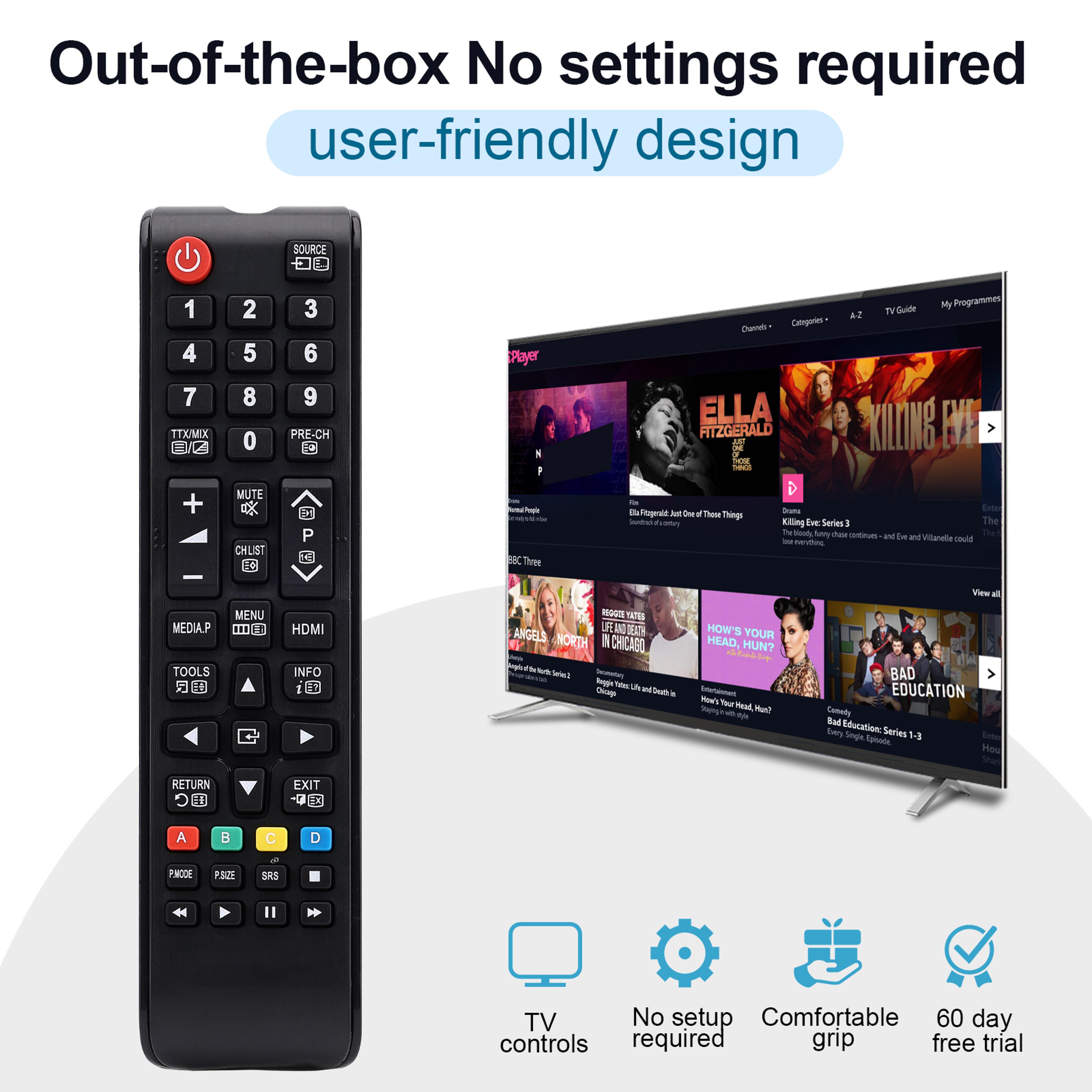 universal replacement remote control for samsung smart tvs infrared tv controller