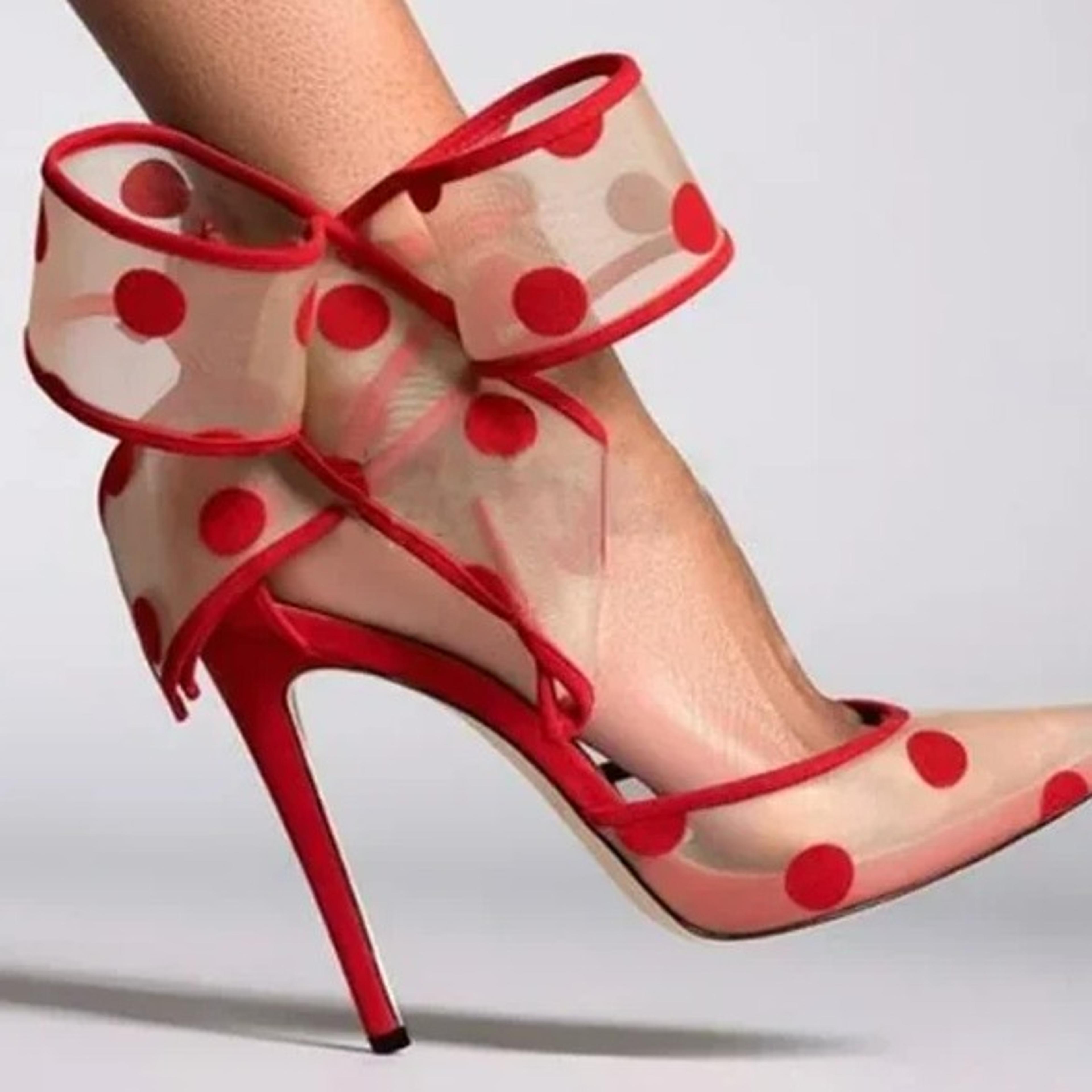 womens pointed toe stiletto pumps with ankle strap and bow detail