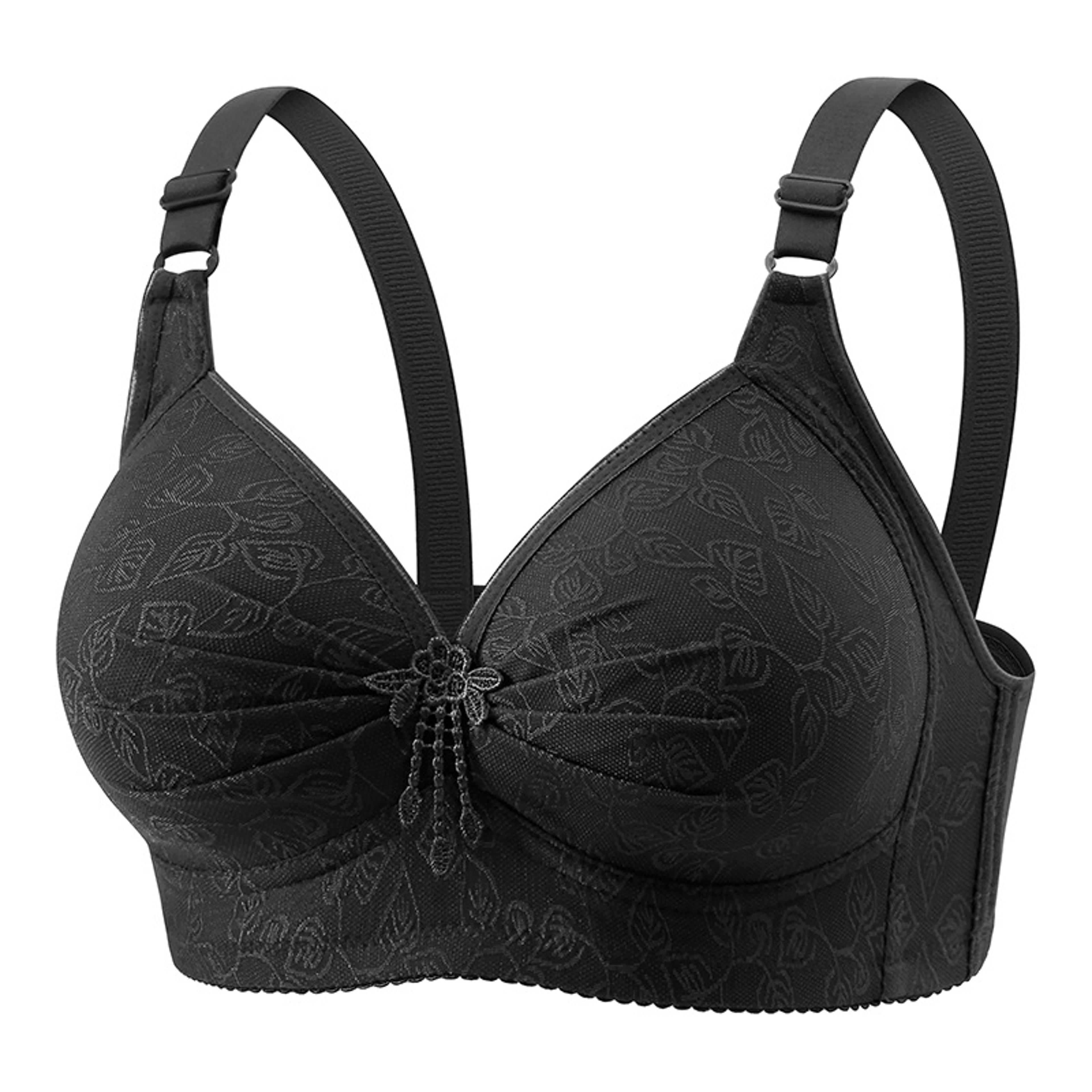 womens wire free push up bra with seamless full cup support
