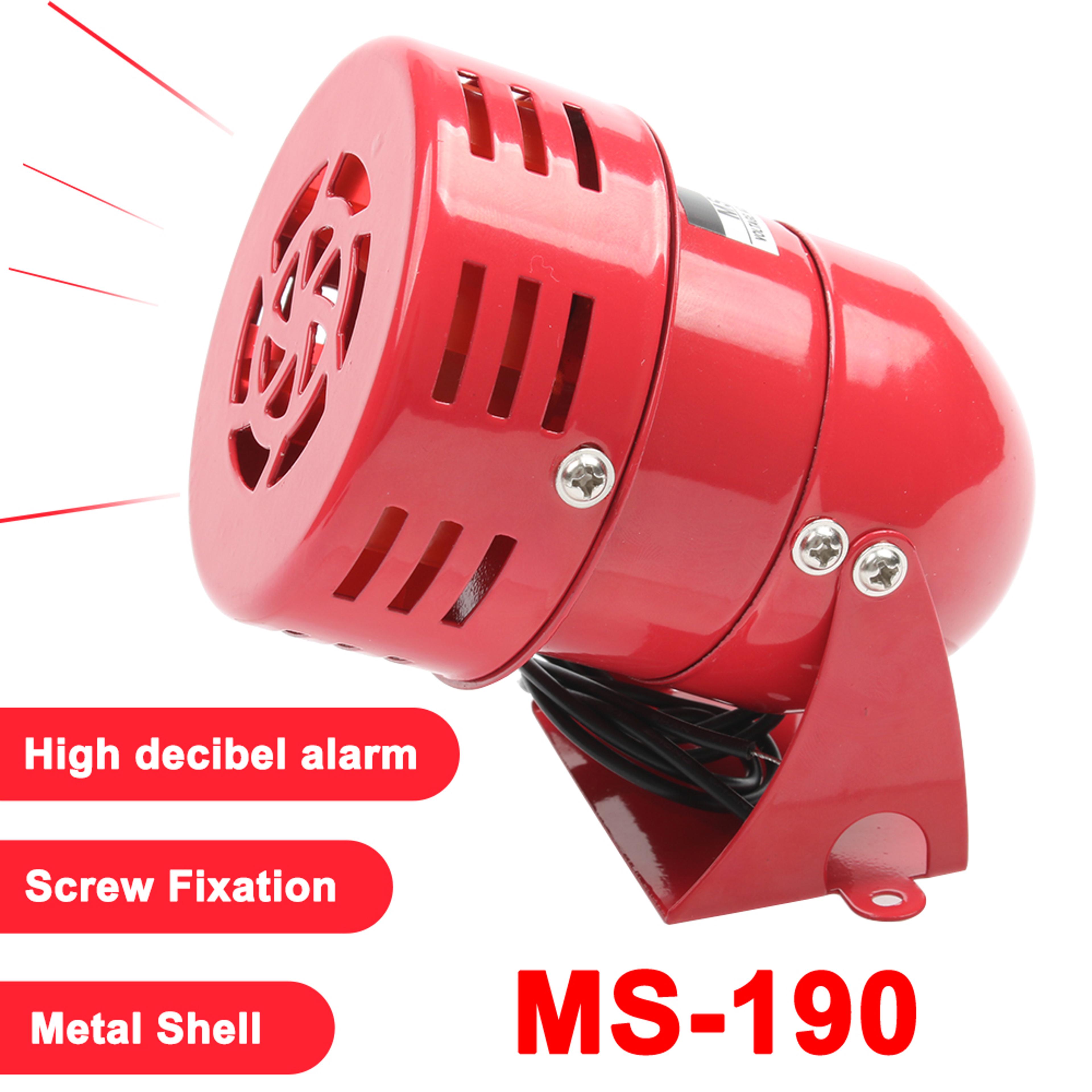 mini metal motor siren alarm for industrial security systems