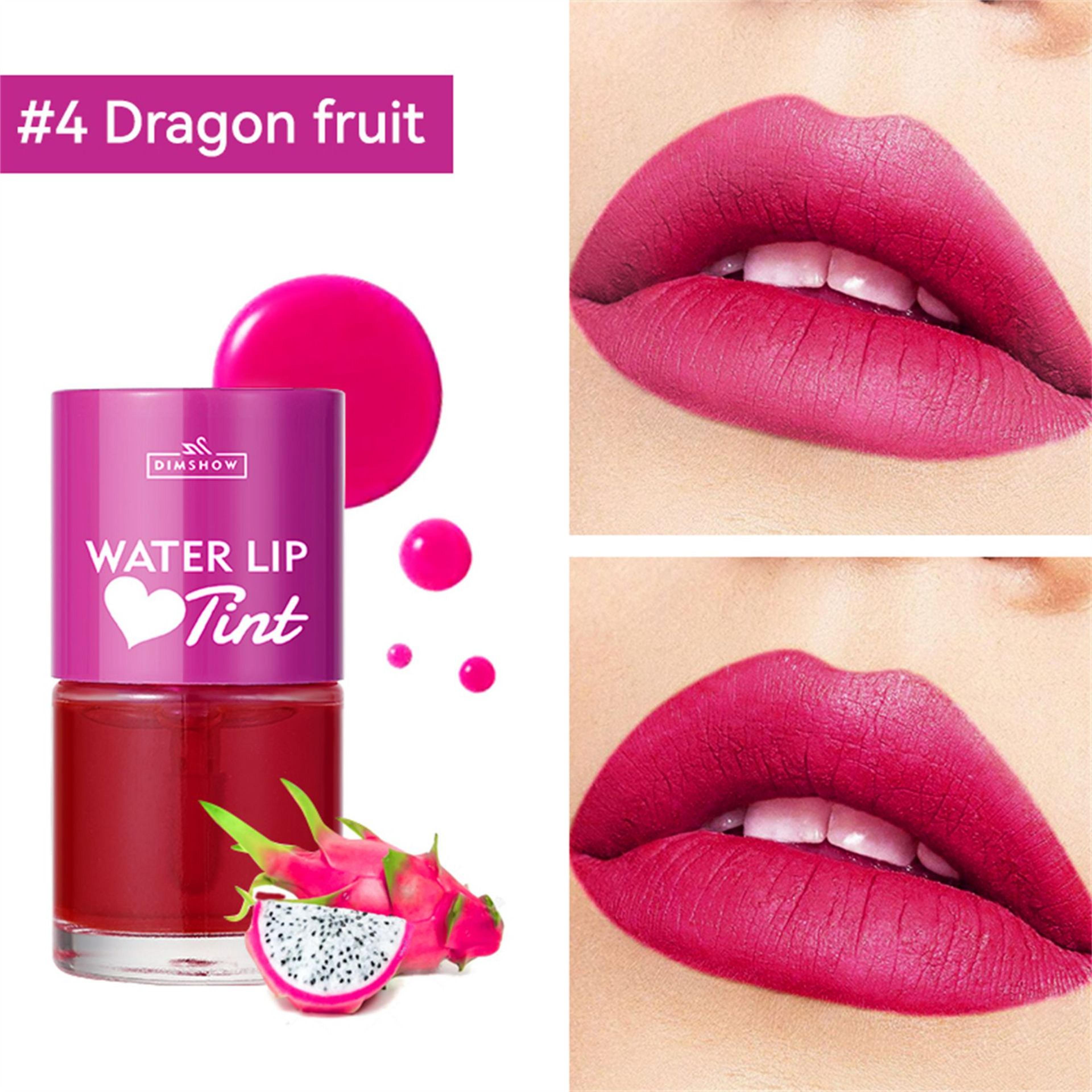 juice lip tint non-stick cup, liquid lipstick and blush waterproof, long lasting water lip stain lips and cheek lipstick