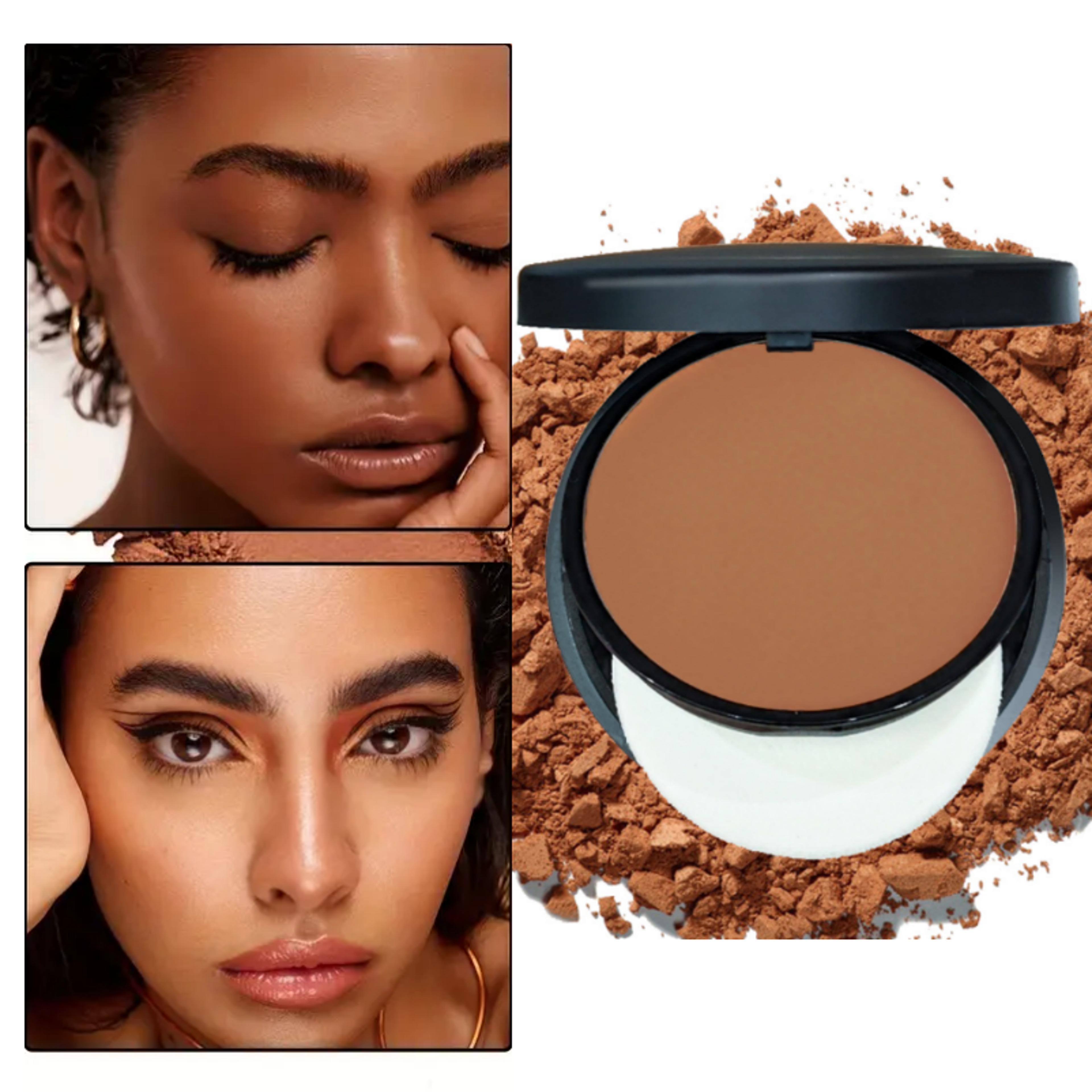 natural three-dimensional contour powder, oil control facial shadow modification makeup, lightweight matte finish, lasts
