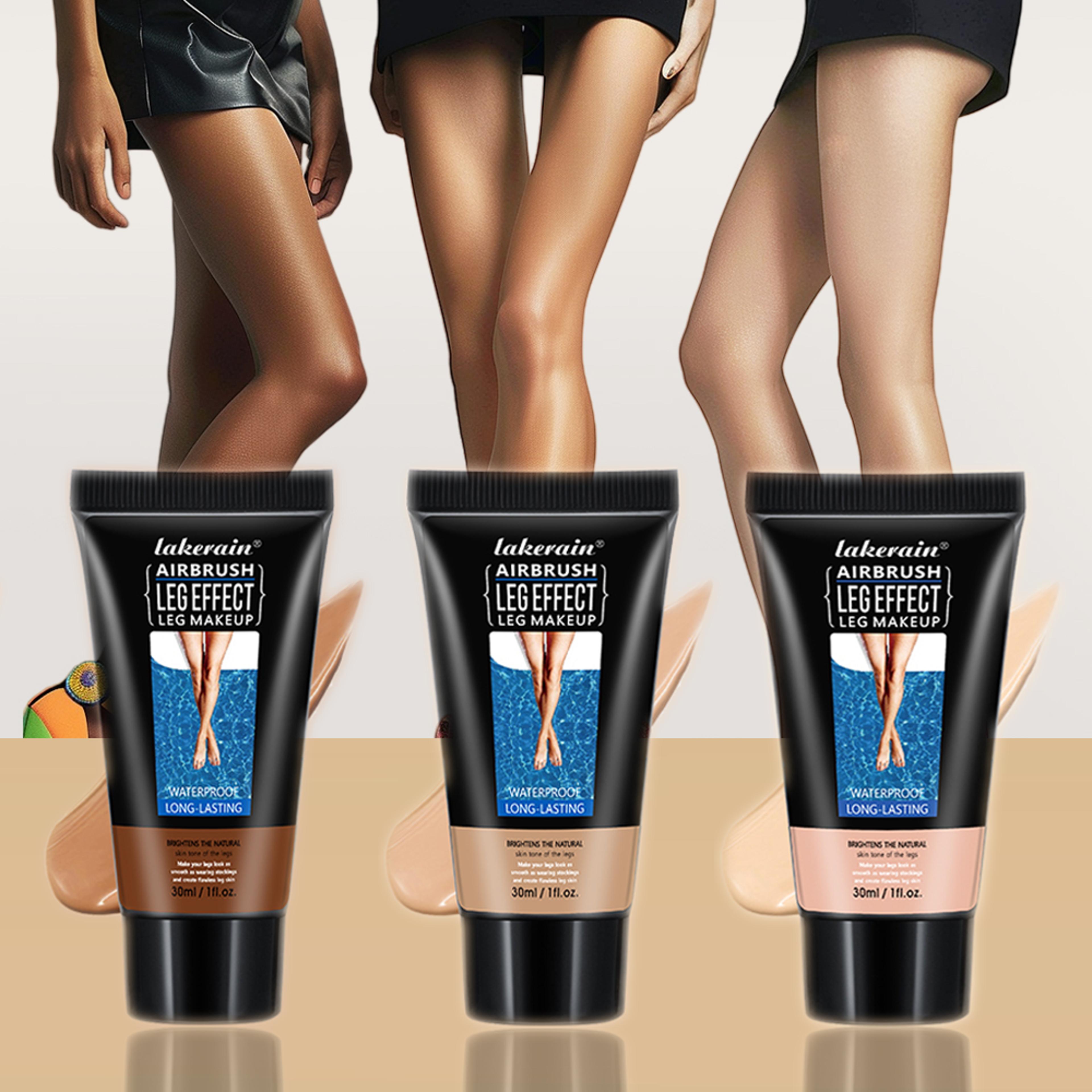 leg makeup moisturizing liquid body foundation, even skin tone, waterproof blemish cover, fake lotion tan cream
