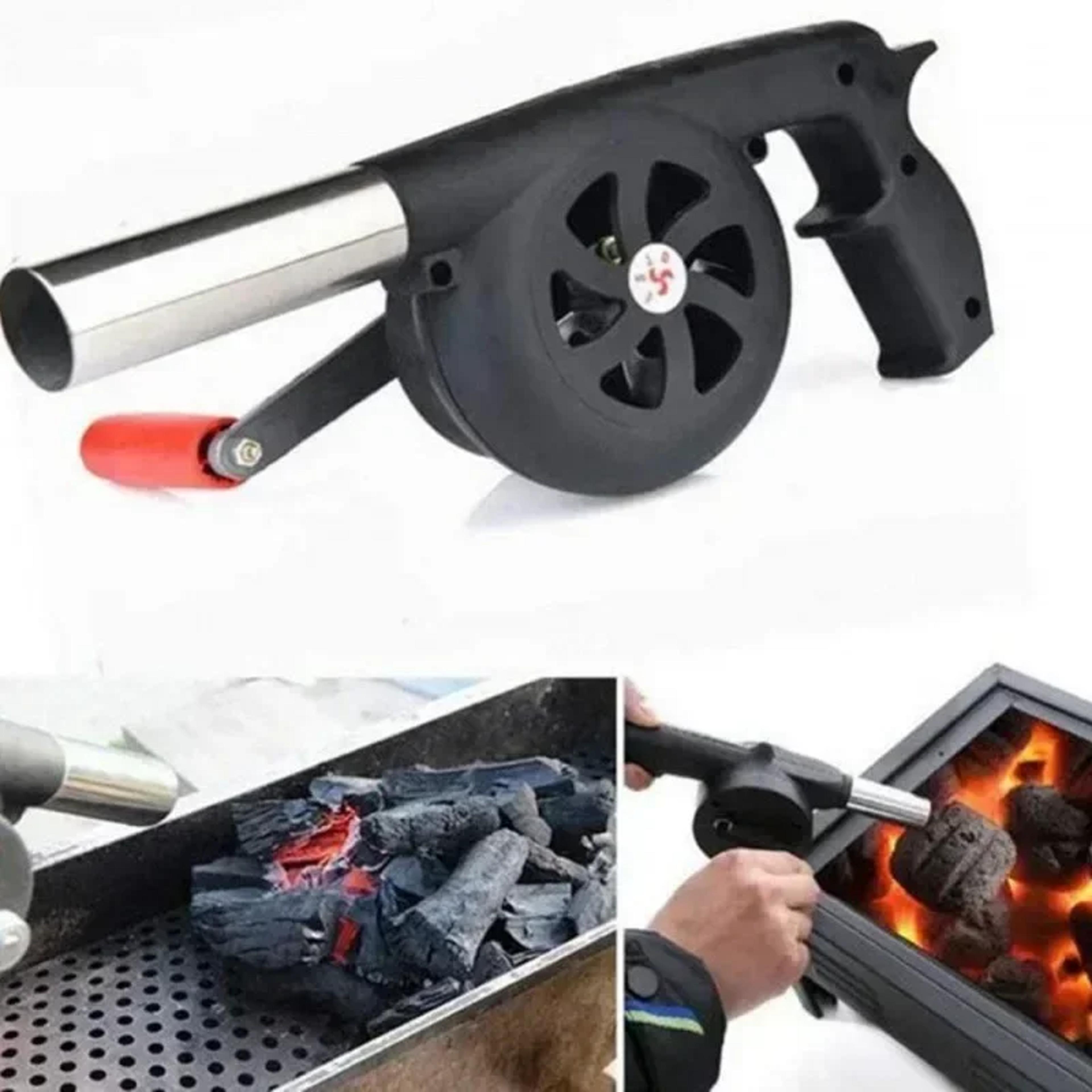 outdoor portable hand blower, household barbecue charcoal combustion blower, bbq tools, camping barbecue fan