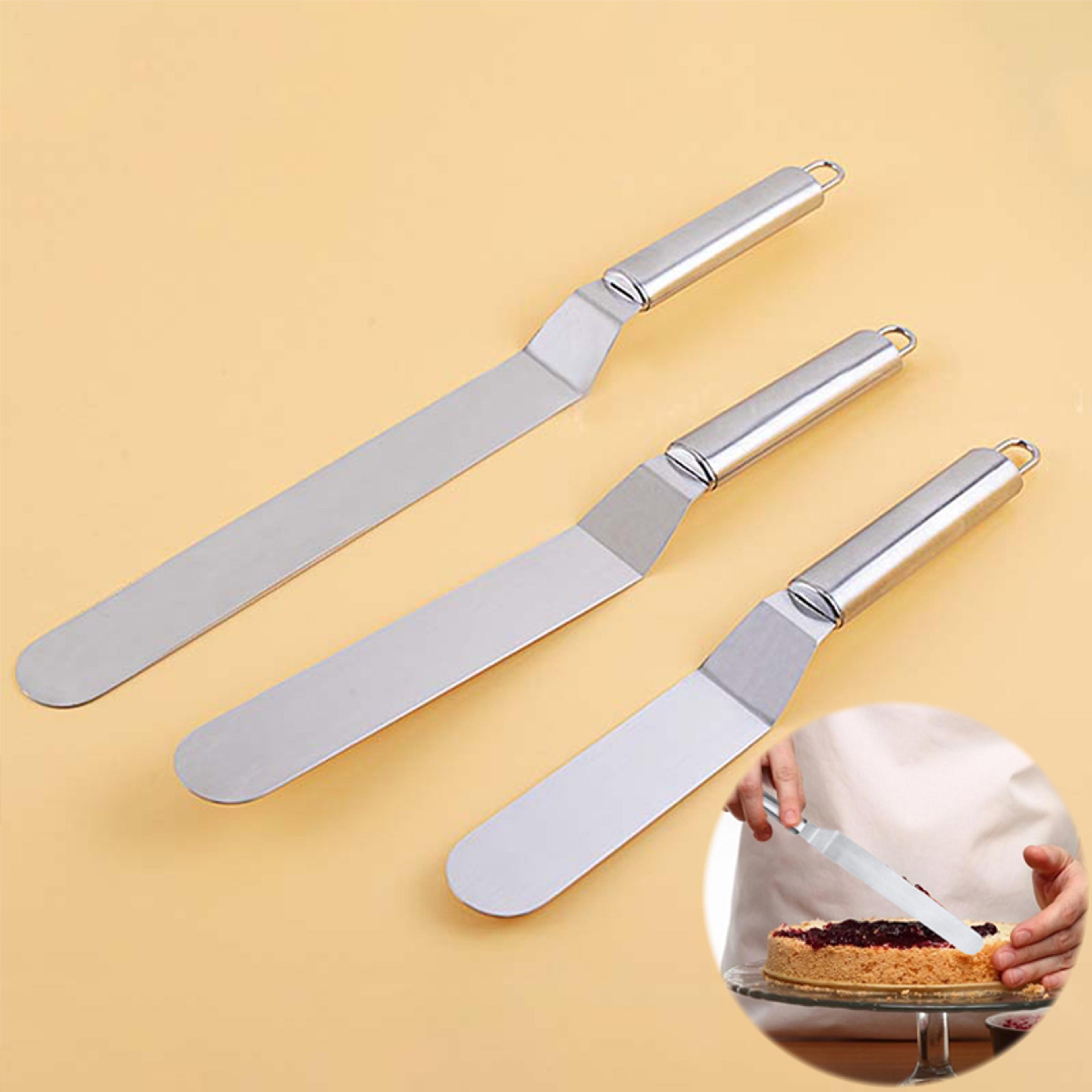 stainless steel baking pastry tools, portable cream spatula, cake butter kitchen pastry cake decoration tools, kitchen