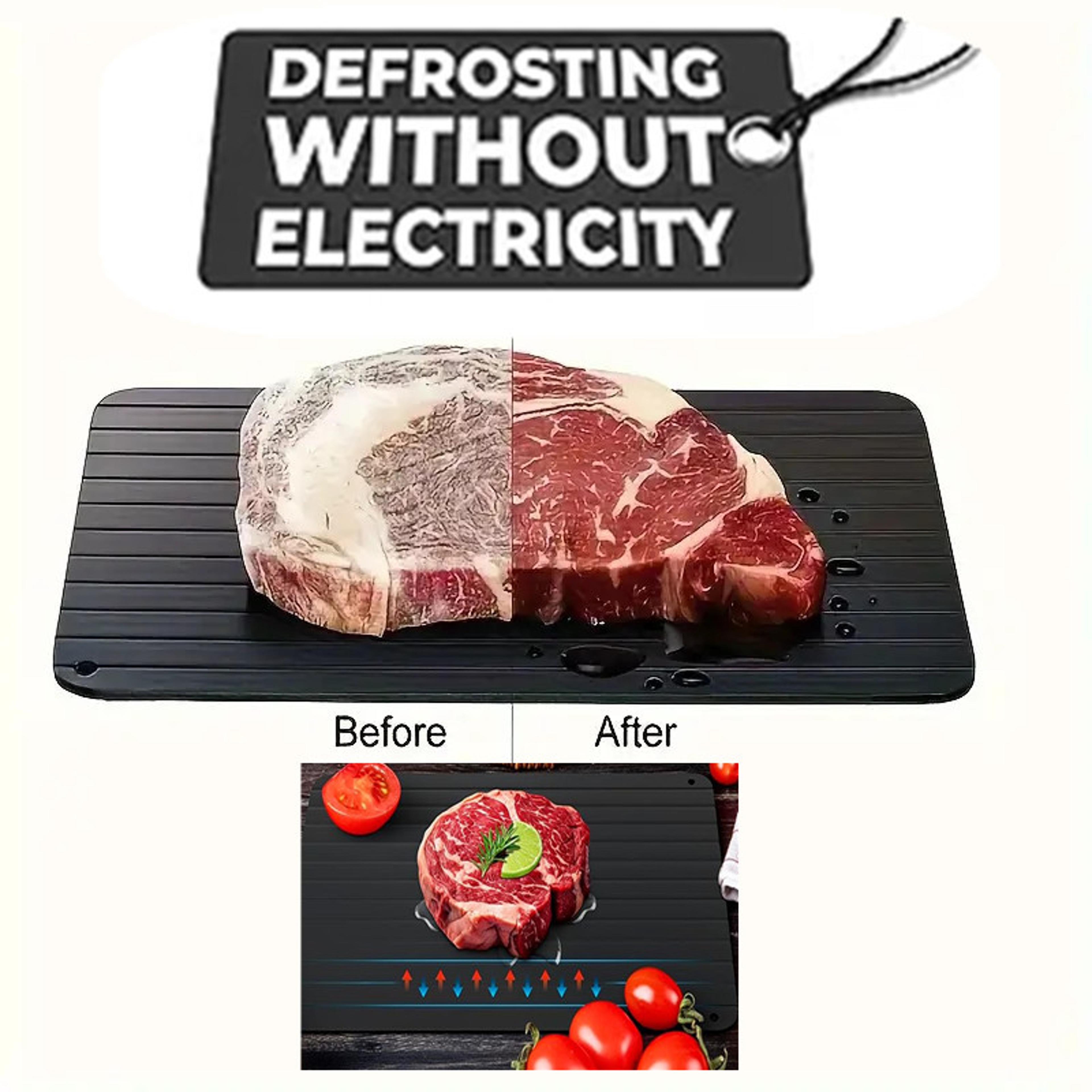quick defrosting tray for frozen meat, rapid thaw defrosting tray, kitchen gadgets for home, thawing plate, thawing tray