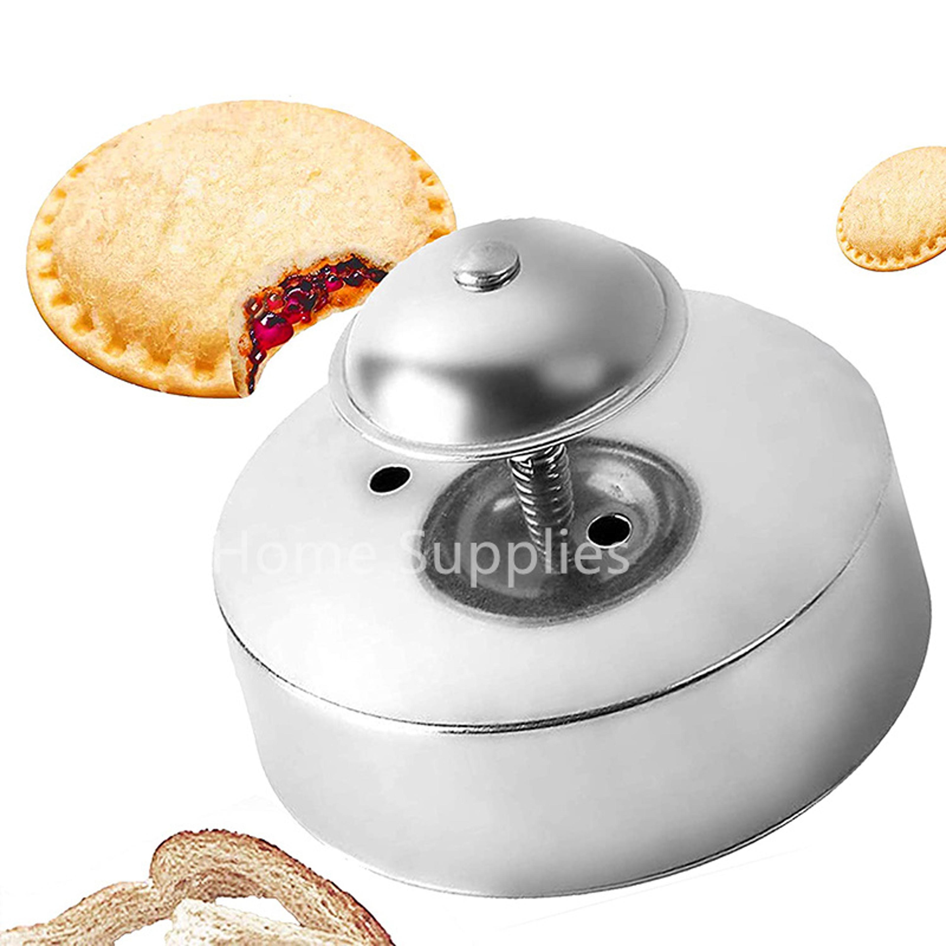 premium 304 stainless steel sandwich sealer maker & uncrustables sandwich cutter