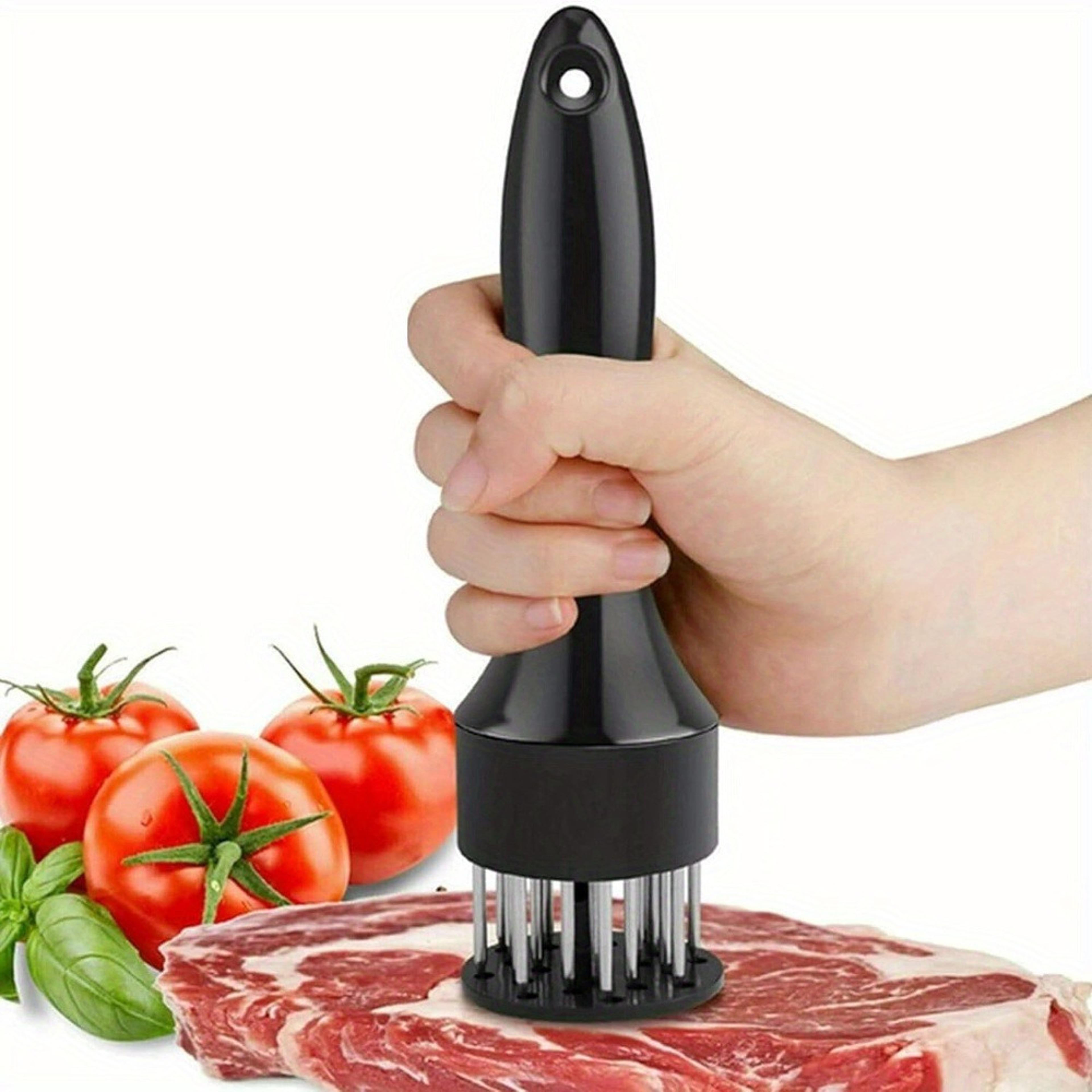 heavy duty stainless steel meat tenderizer tool precision steak & beef needle tenderizer
