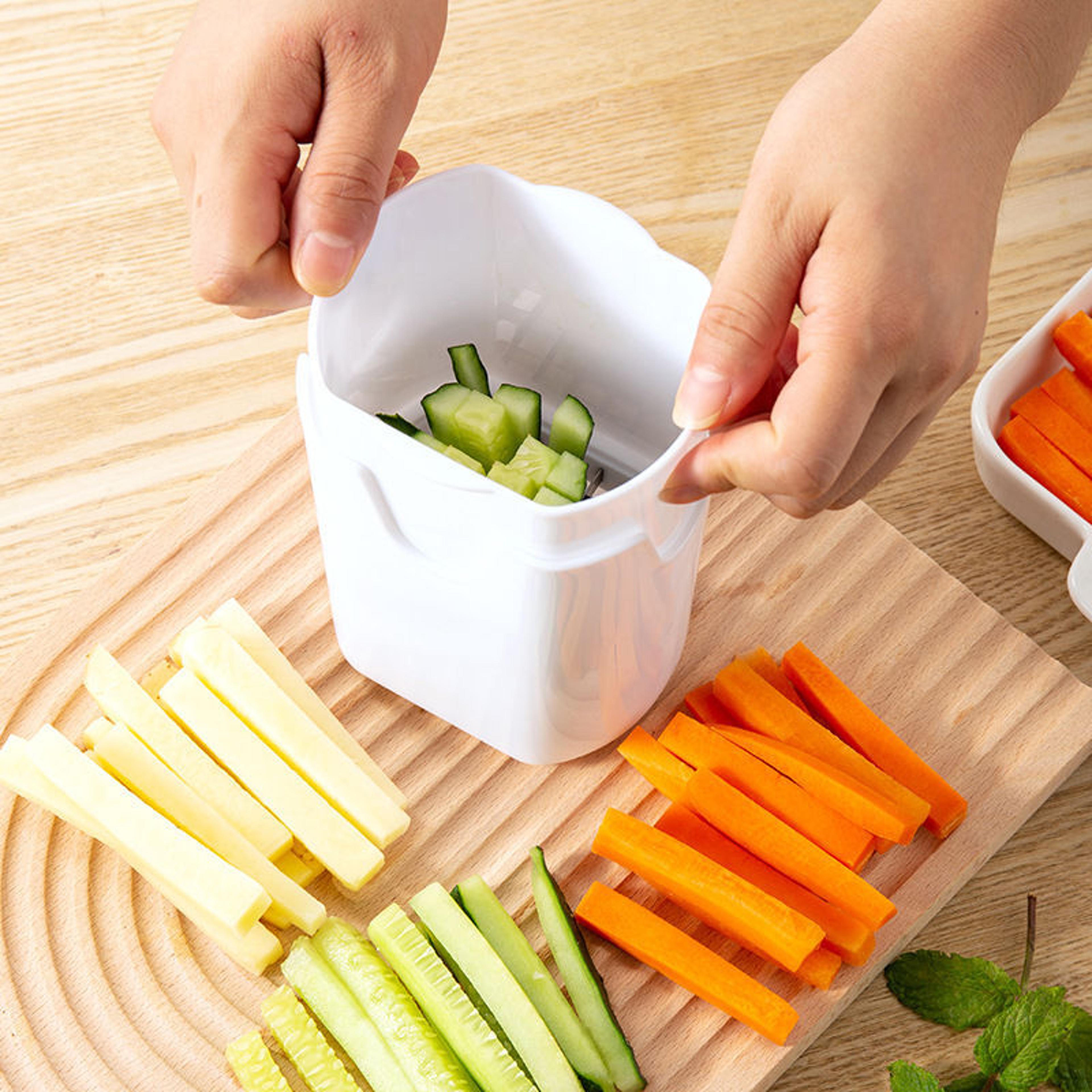 french fry cutter & vegetable chopper for perfect homemade fries