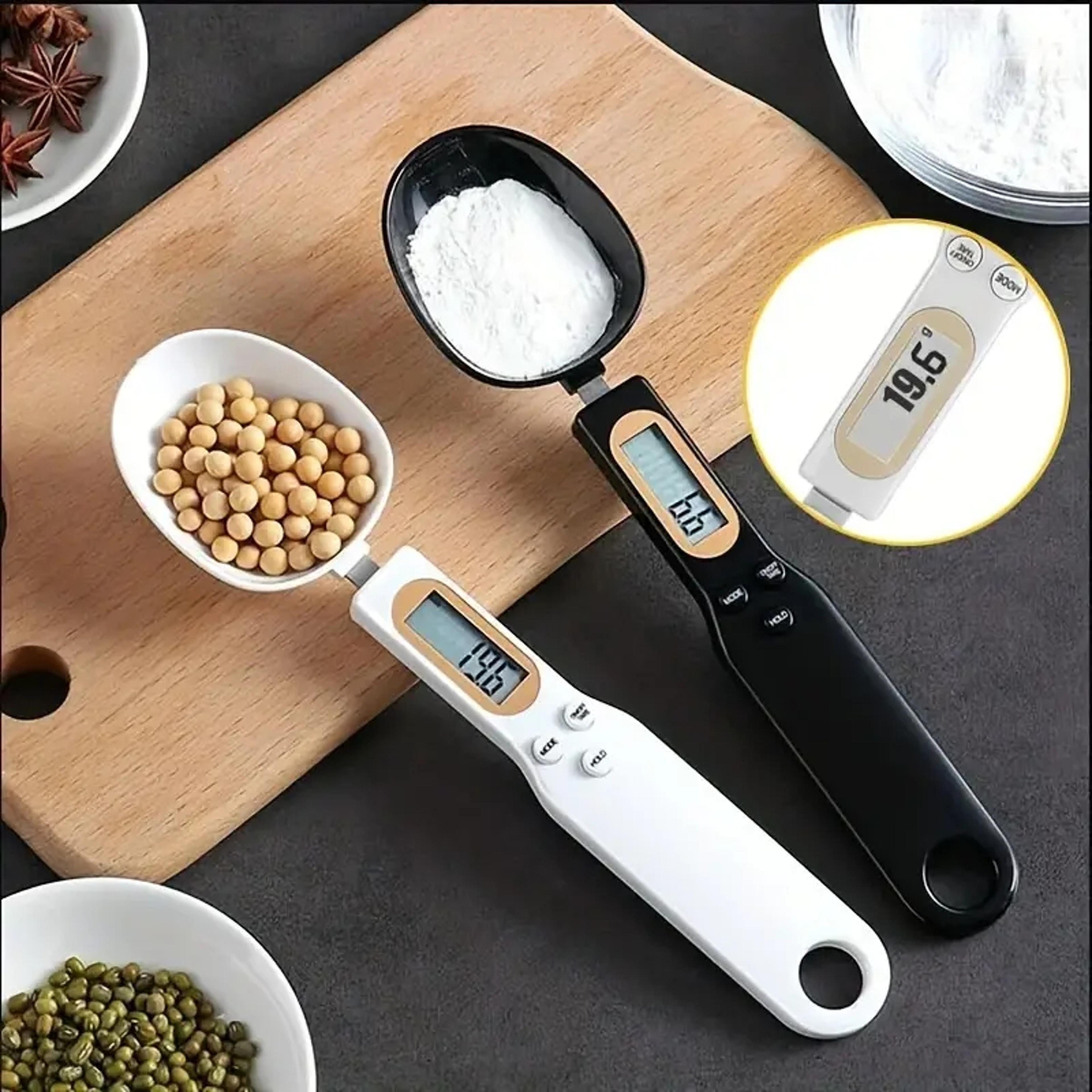 precision mini digital kitchen scale & spoon high accuracy