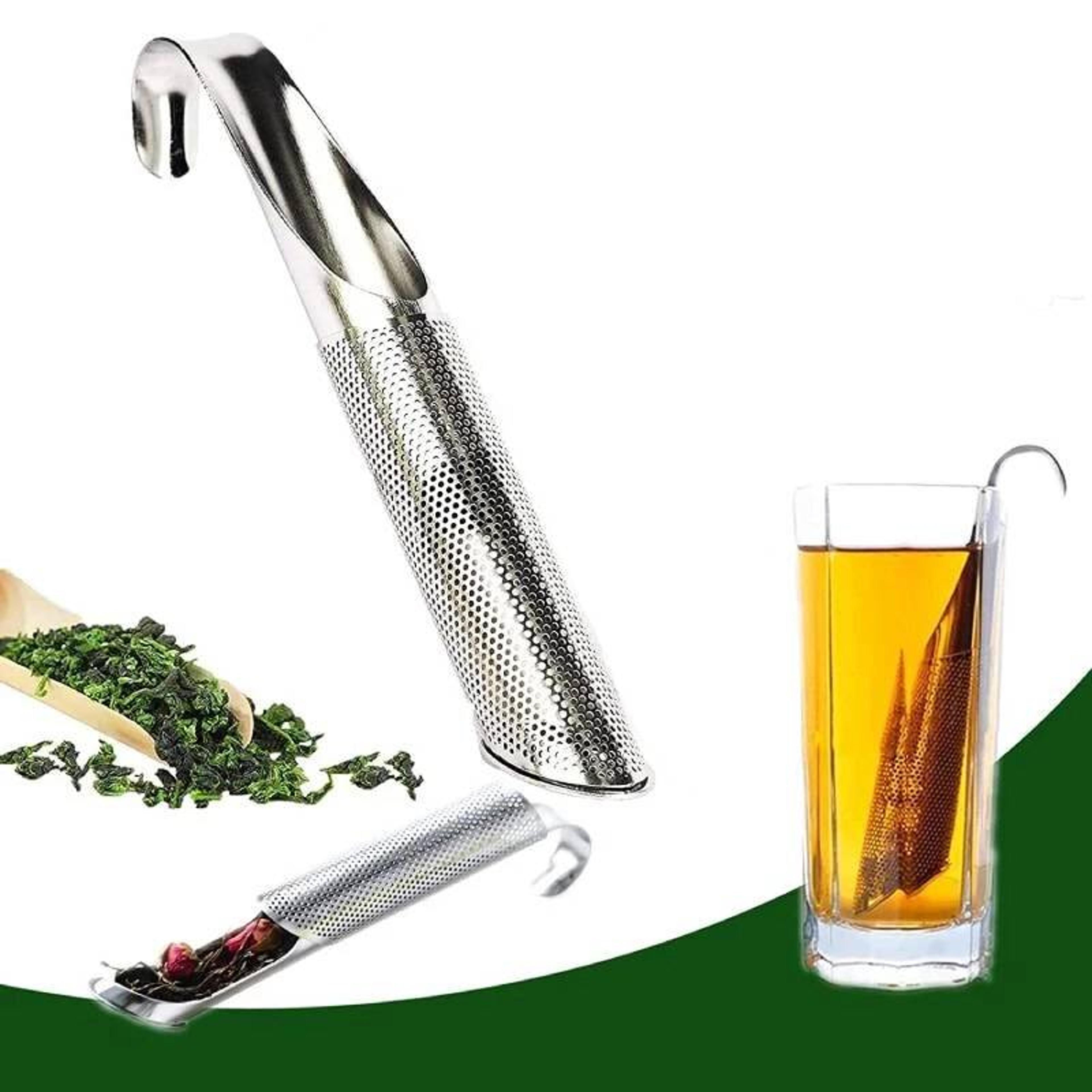 stainless steel tea infuser stick for loose leaf tea & herbal brewing