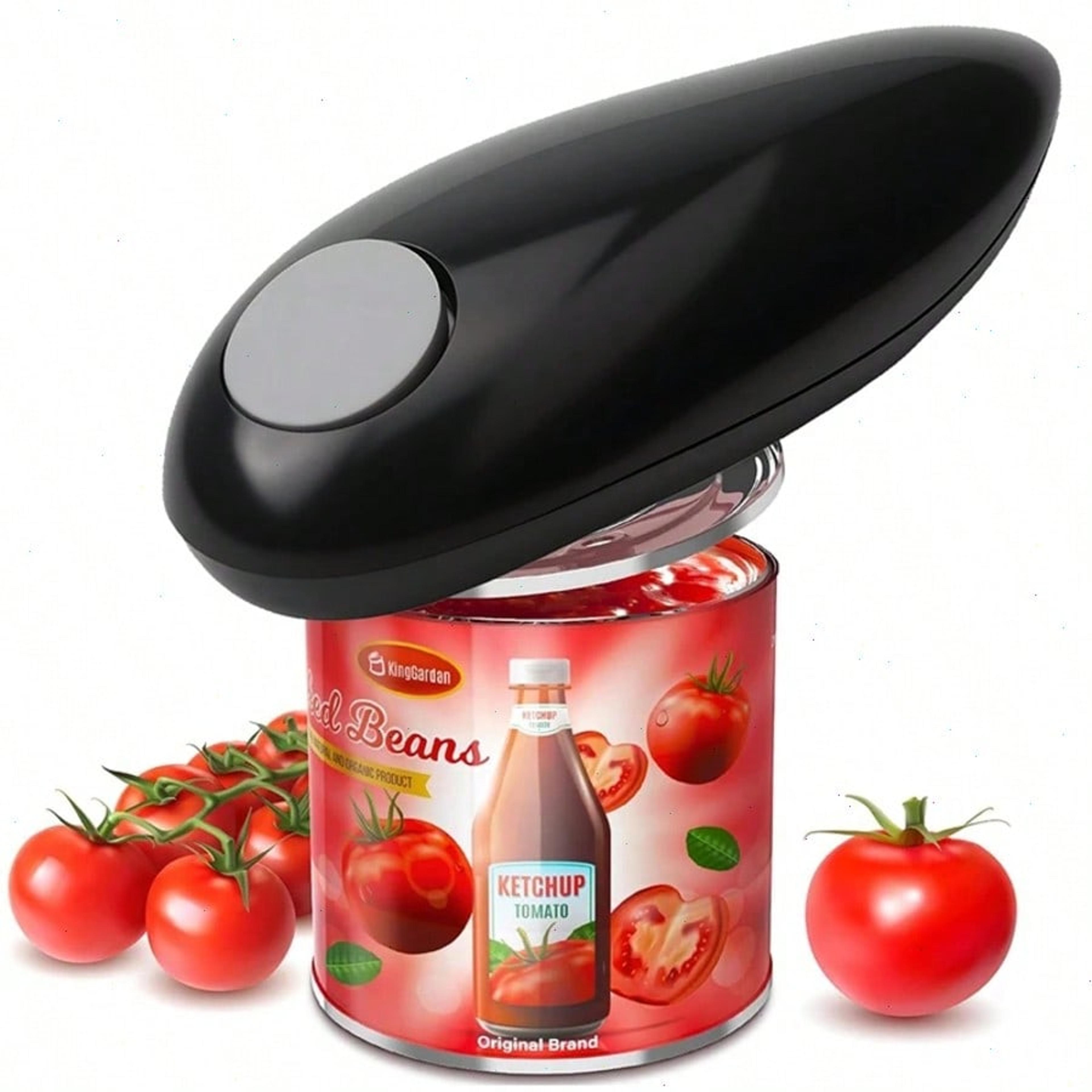 electric can opener one touch smooth edge battery powered can opener for seniors