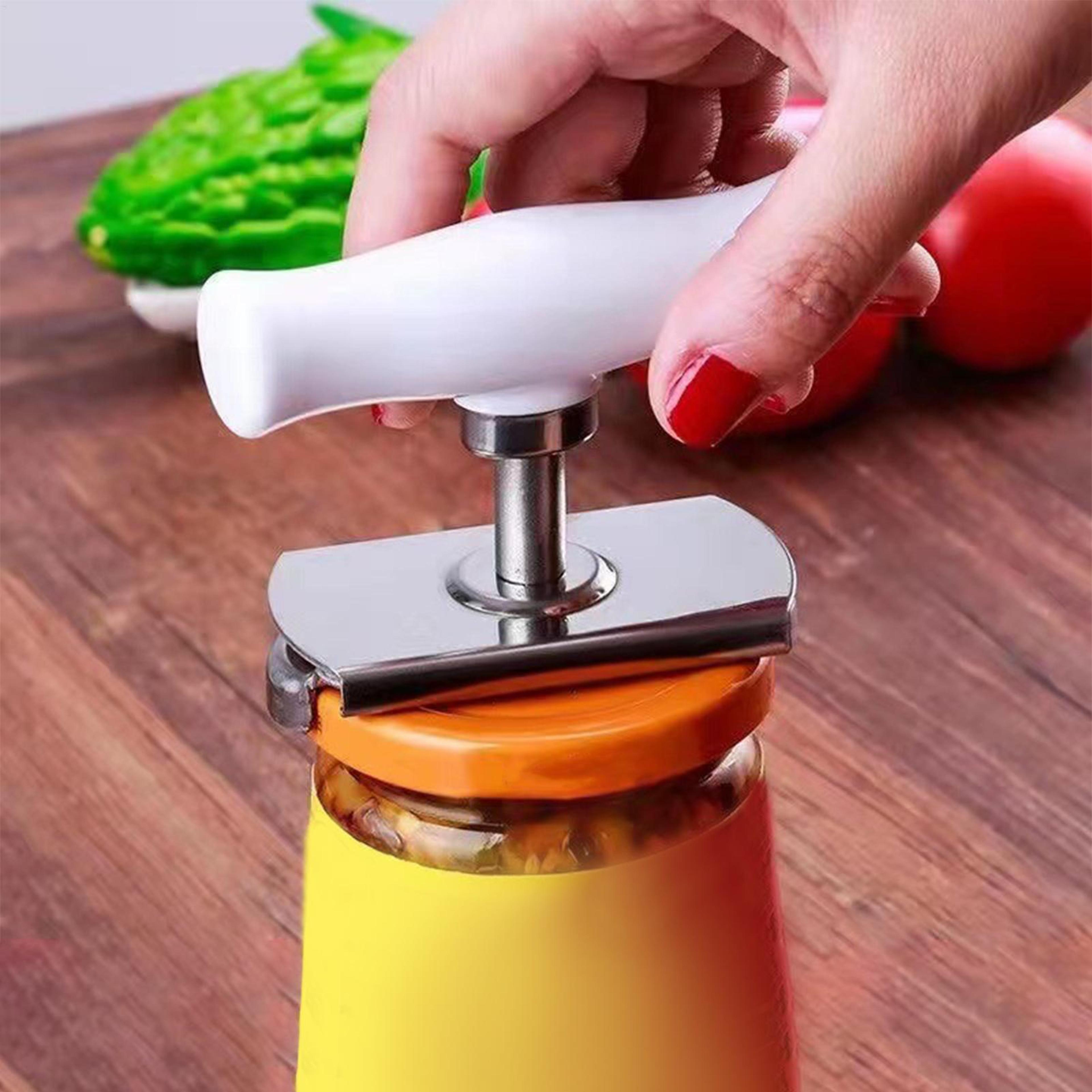 adjustable stainless steel jar opener bottle cap opener multi function kitchen tool